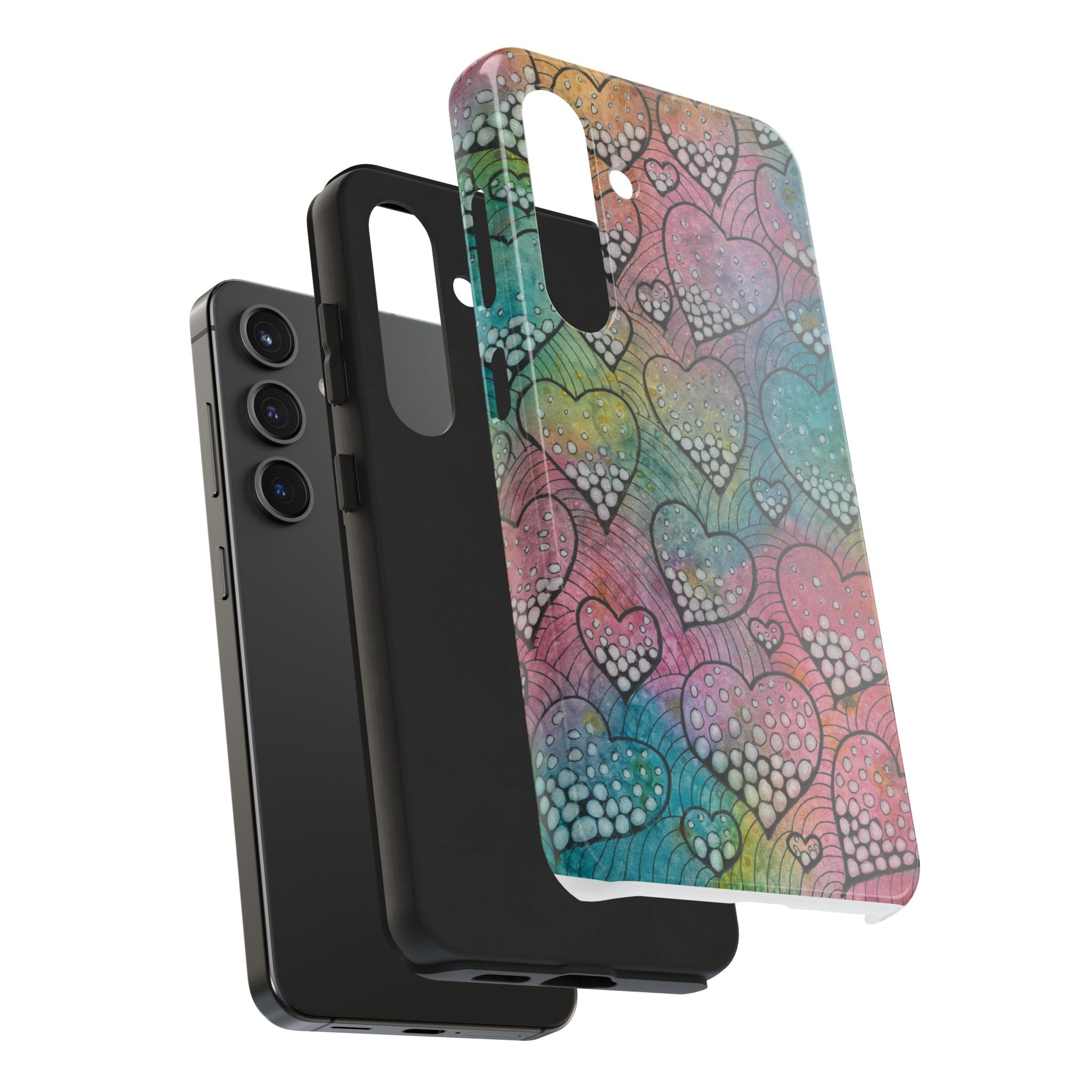 Tough Phone Case - All iPhones and Samsung Galaxys - Exciting Abstract Design #97 What's Love Got To Do With It