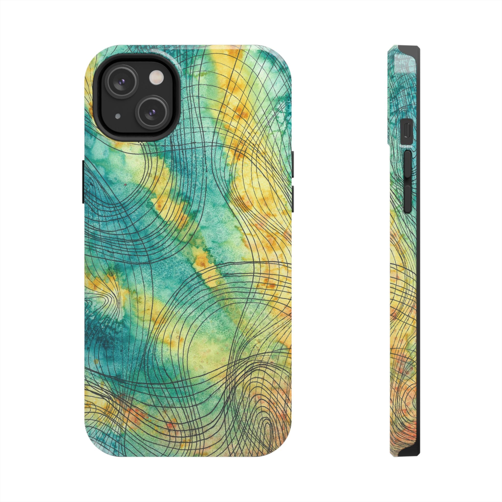 Tough Phone Case - All iPhones and Samsung Galaxys - Exciting Abstract Design #81 The Only Way Is Up