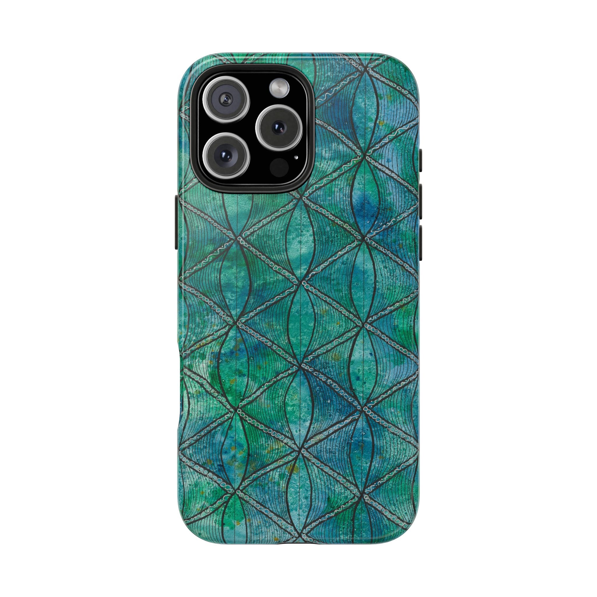 Tough Phone Case - All iPhones and Samsung Galaxys - Exciting Abstract Design #58 How's the Serenity