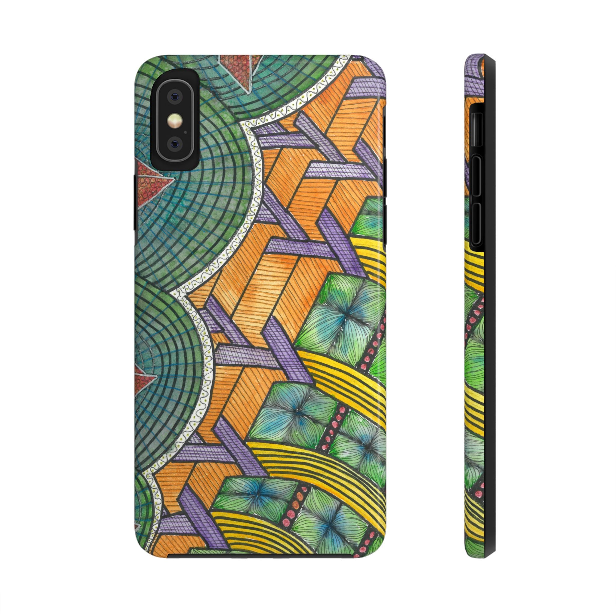 Tough Phone Case - All iPhones and Samsung Galaxys - Exciting Abstract Design #31 T'Eye Land