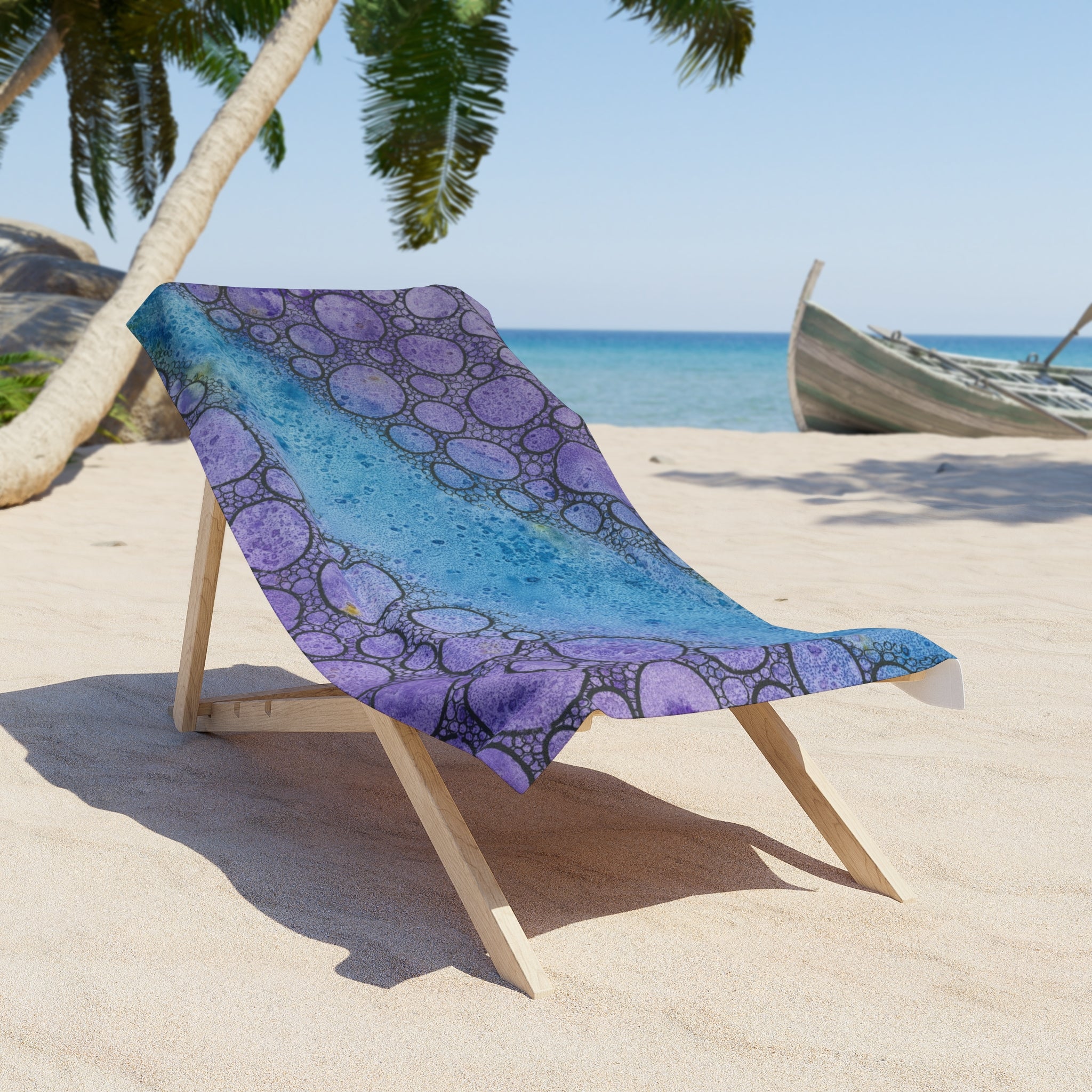 Colourful Abstract Beach Towels, Cotton Loop backing for Durability, 2 Sizes.  For Family and friends or a Special Gift #66 Beam Me Up Scotty