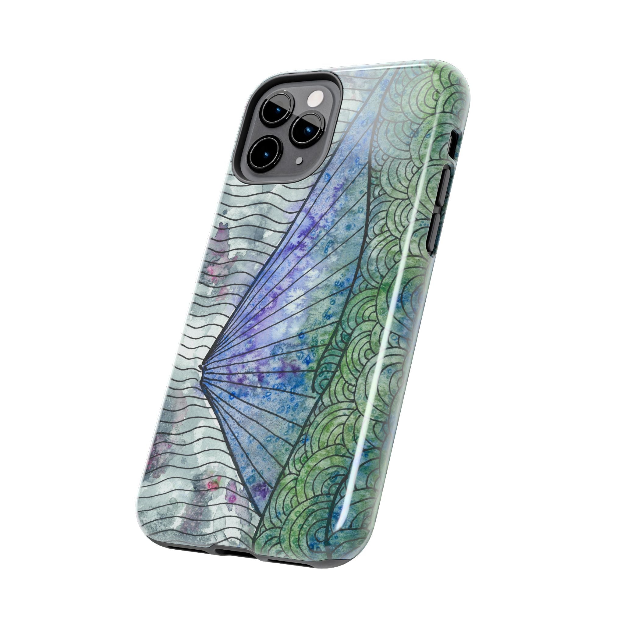 Tough Phone Case - All iPhones and Samsung Galaxys - Exciting Abstract Design #90 Rtanj Pyramid - Serbia