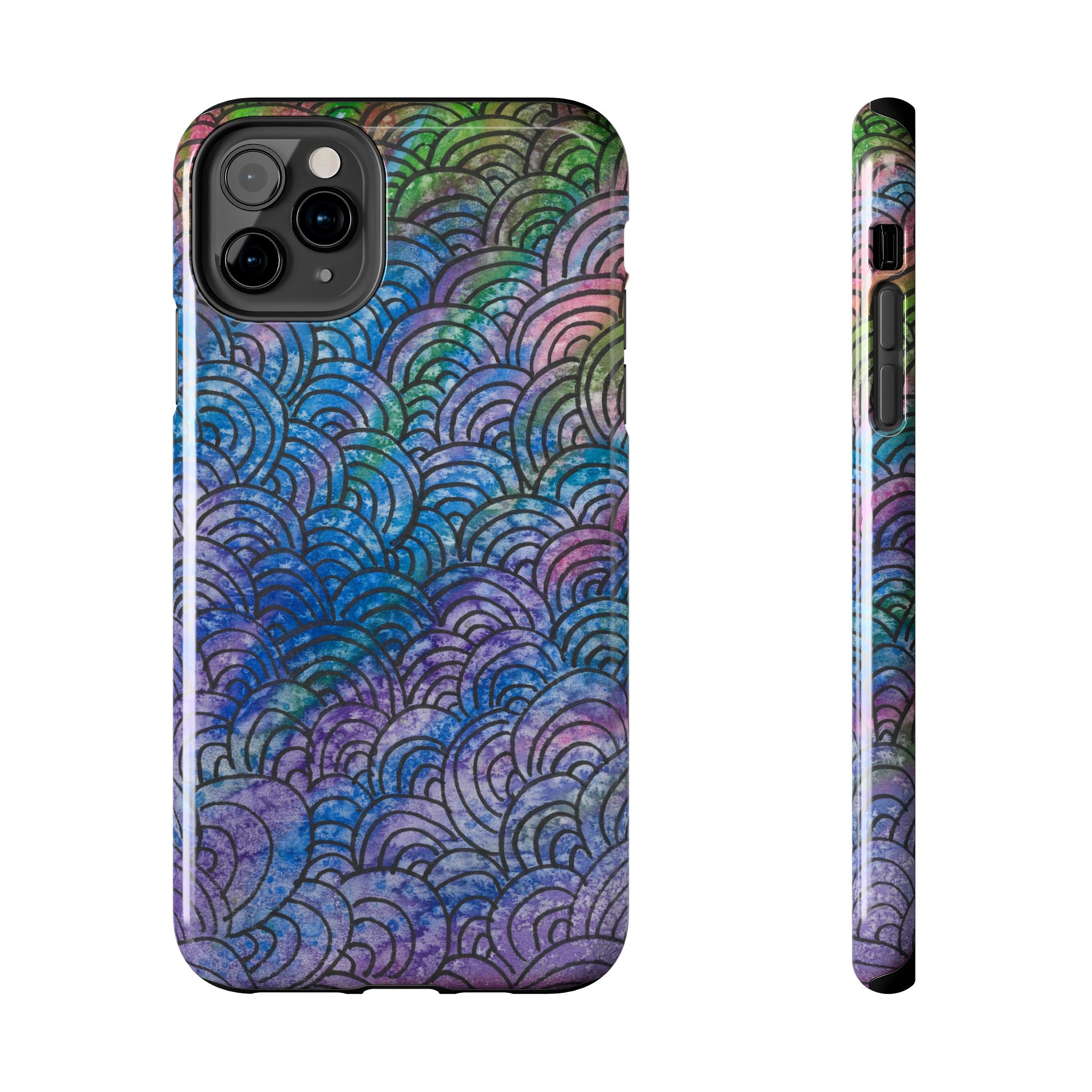 Tough Phone Case - All iPhones and Samsung Galaxys - Exciting Abstract Design #84 Ah! The Past