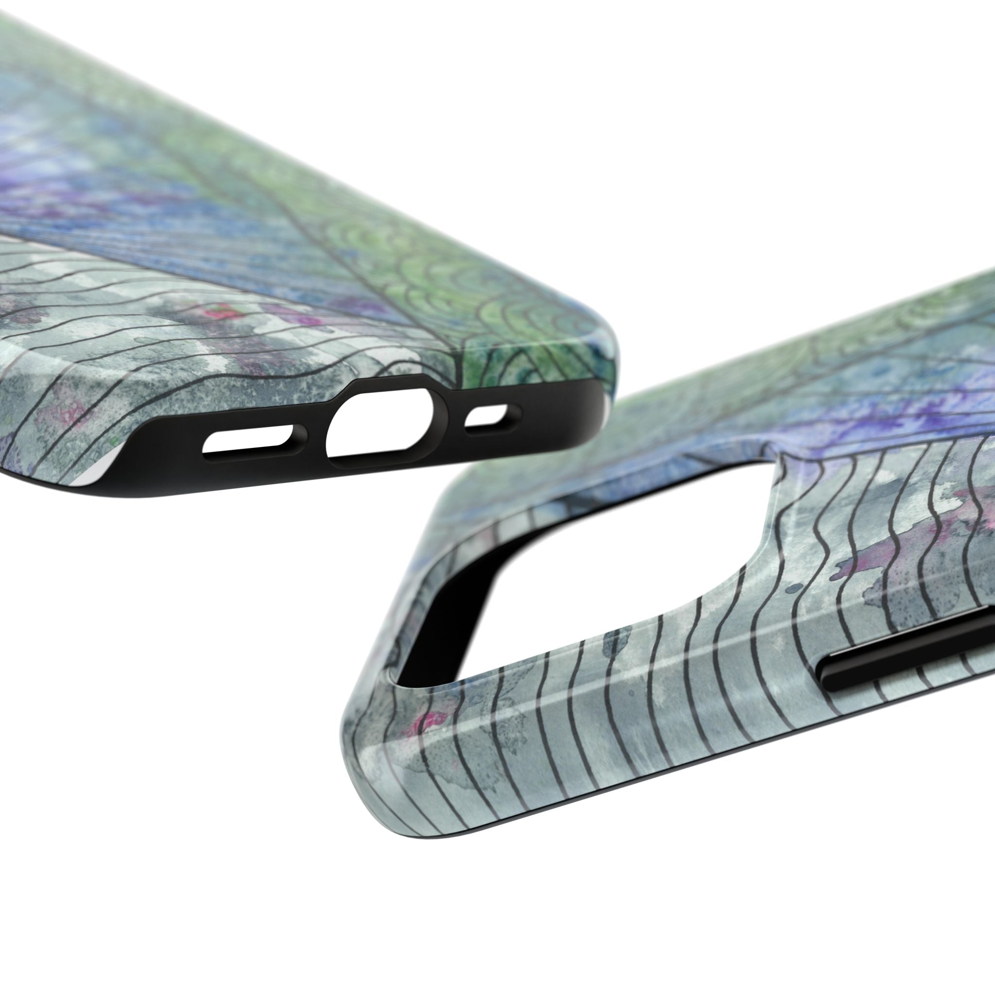Tough Phone Case - All iPhones and Samsung Galaxys - Exciting Abstract Design #90 Rtanj Pyramid - Serbia