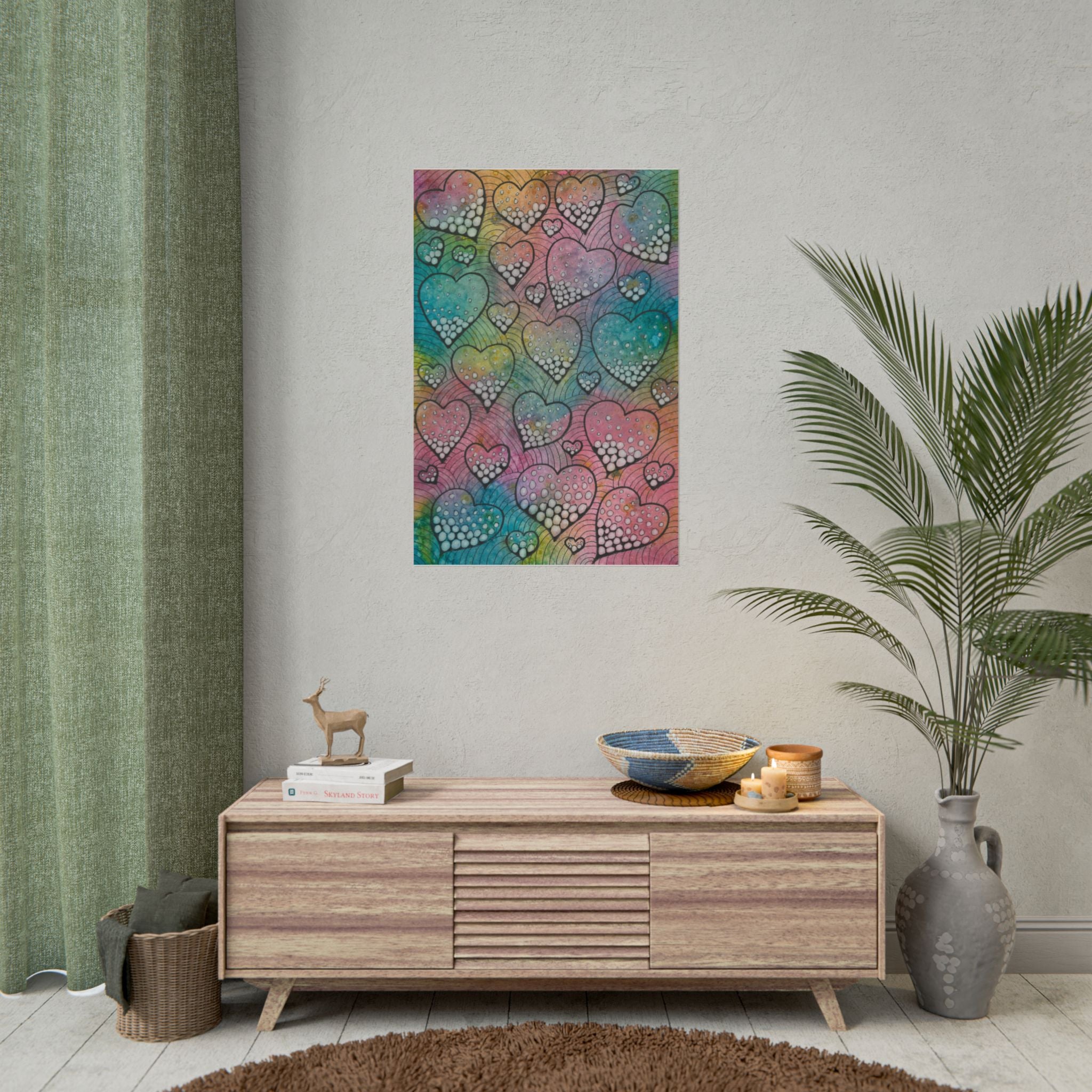 Large Colourful Wall Art, Posters & Prints, For Office, Bedroom or Living Room, or Special Gift #97 What's Love Got To Do With It?