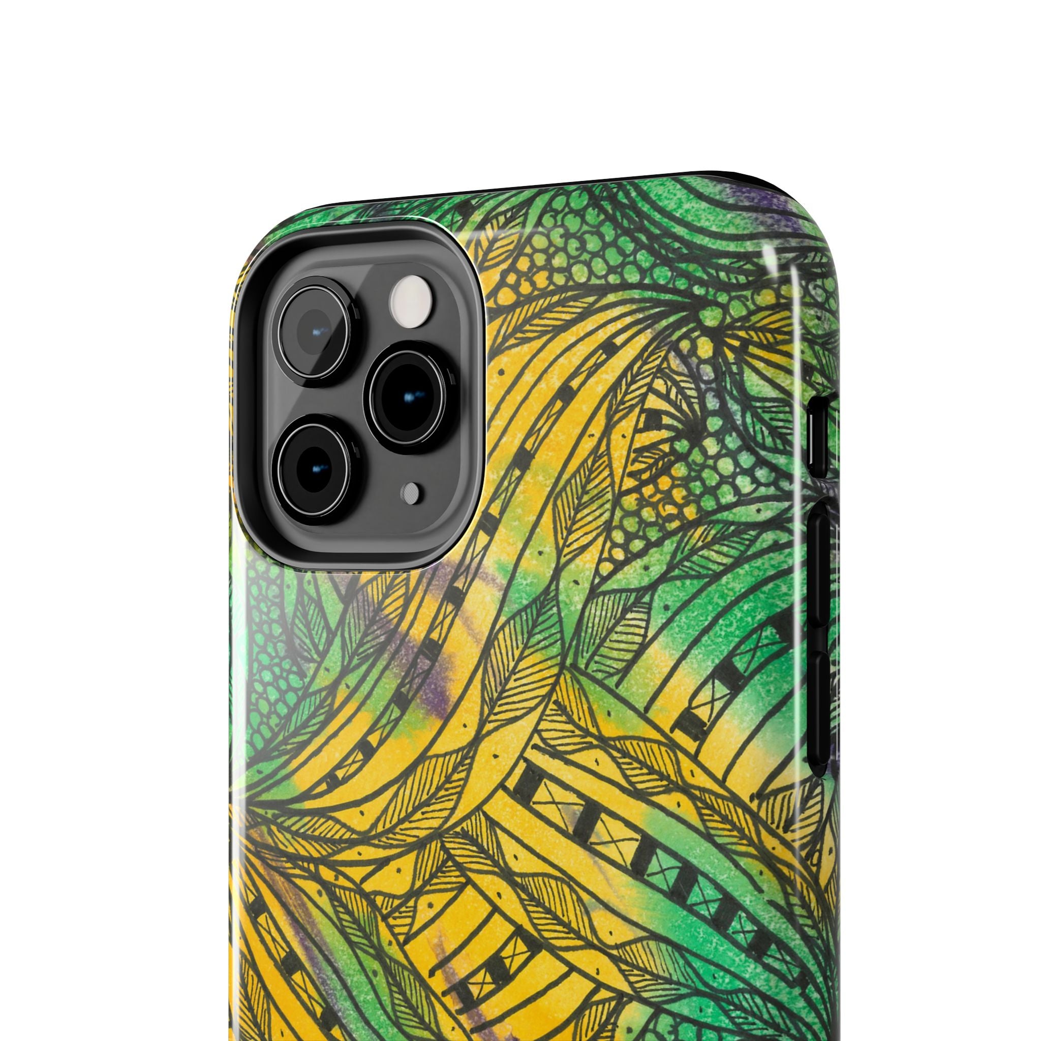 Tough Phone Case - All iPhones and Samsung Galaxys - Exciting Abstract Design #37 Shubbery!