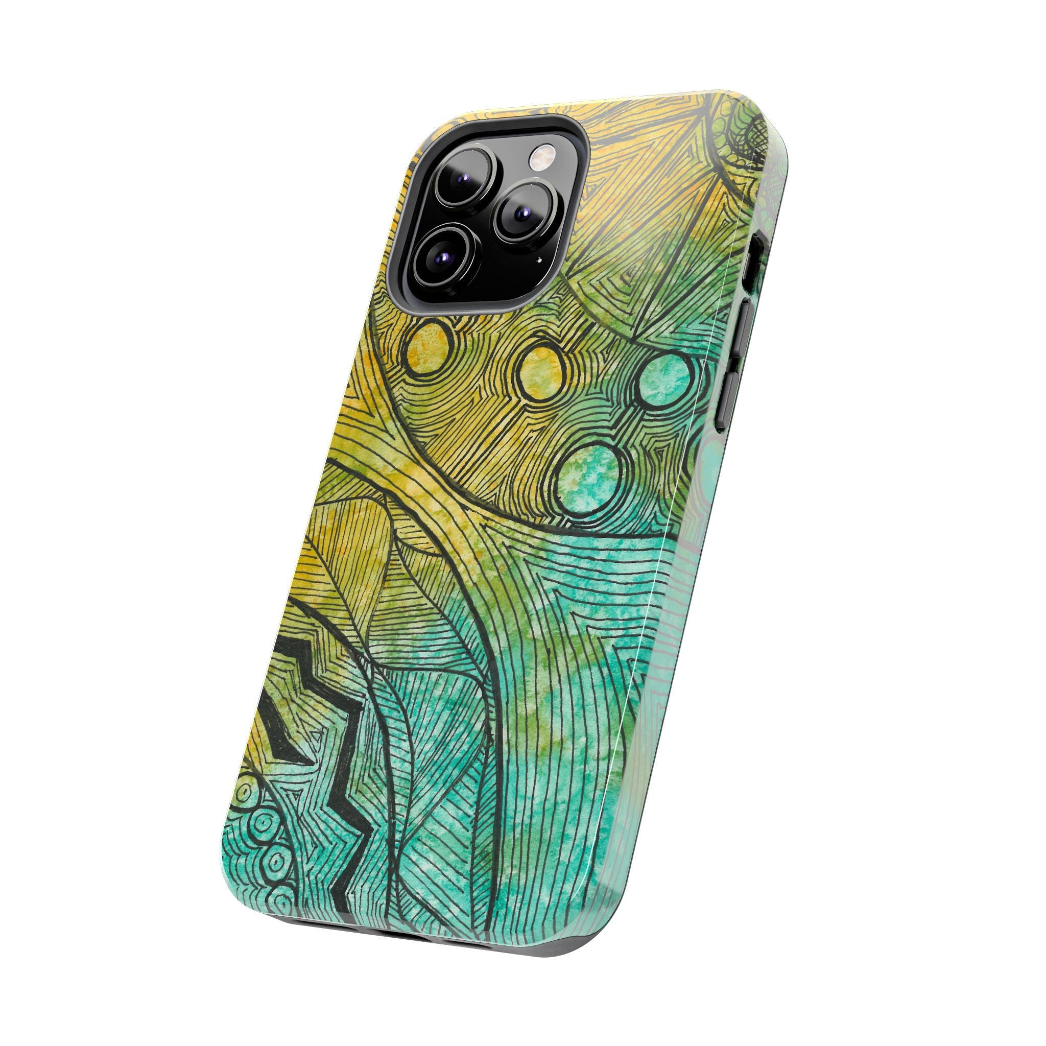 Tough Phone Case - All iPhones and Samsung Galaxys - Exciting Abstract Design #27 Come What May