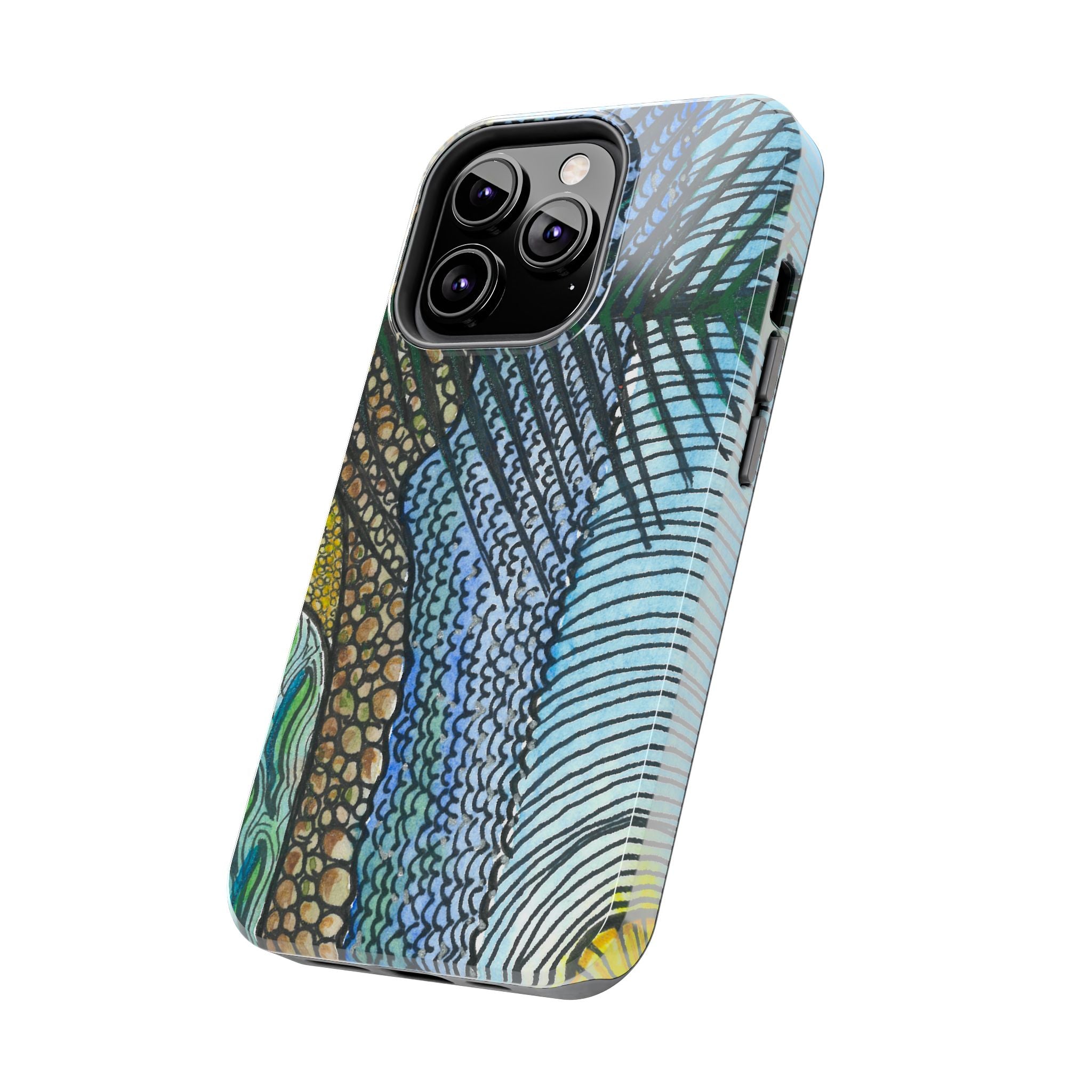 Tough Phone Case - All iPhones and Samsung Galaxys - Exciting Abstract Design #47 Cottesloe