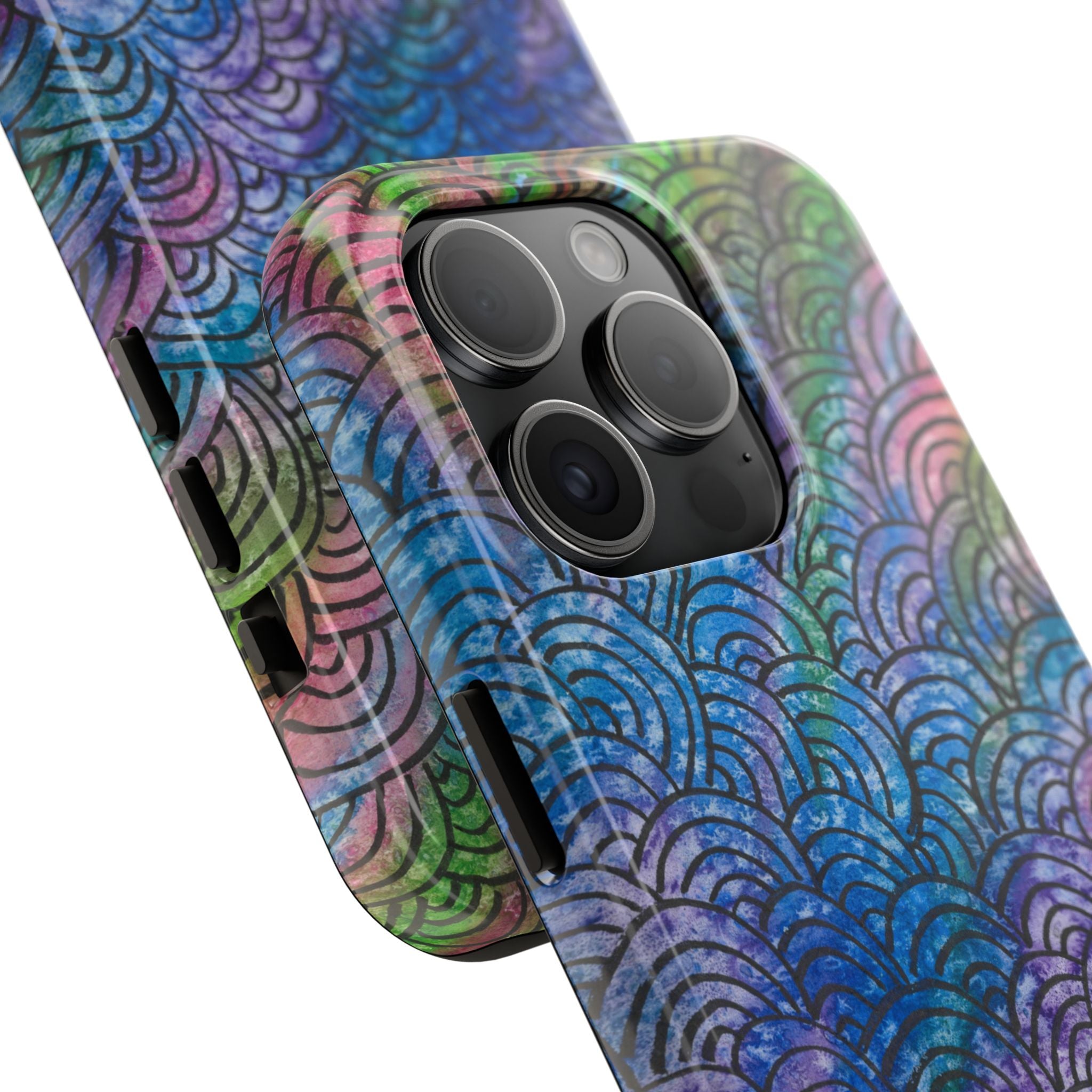 Tough Phone Case - All iPhones and Samsung Galaxys - Exciting Abstract Design #84 Ah! The Past