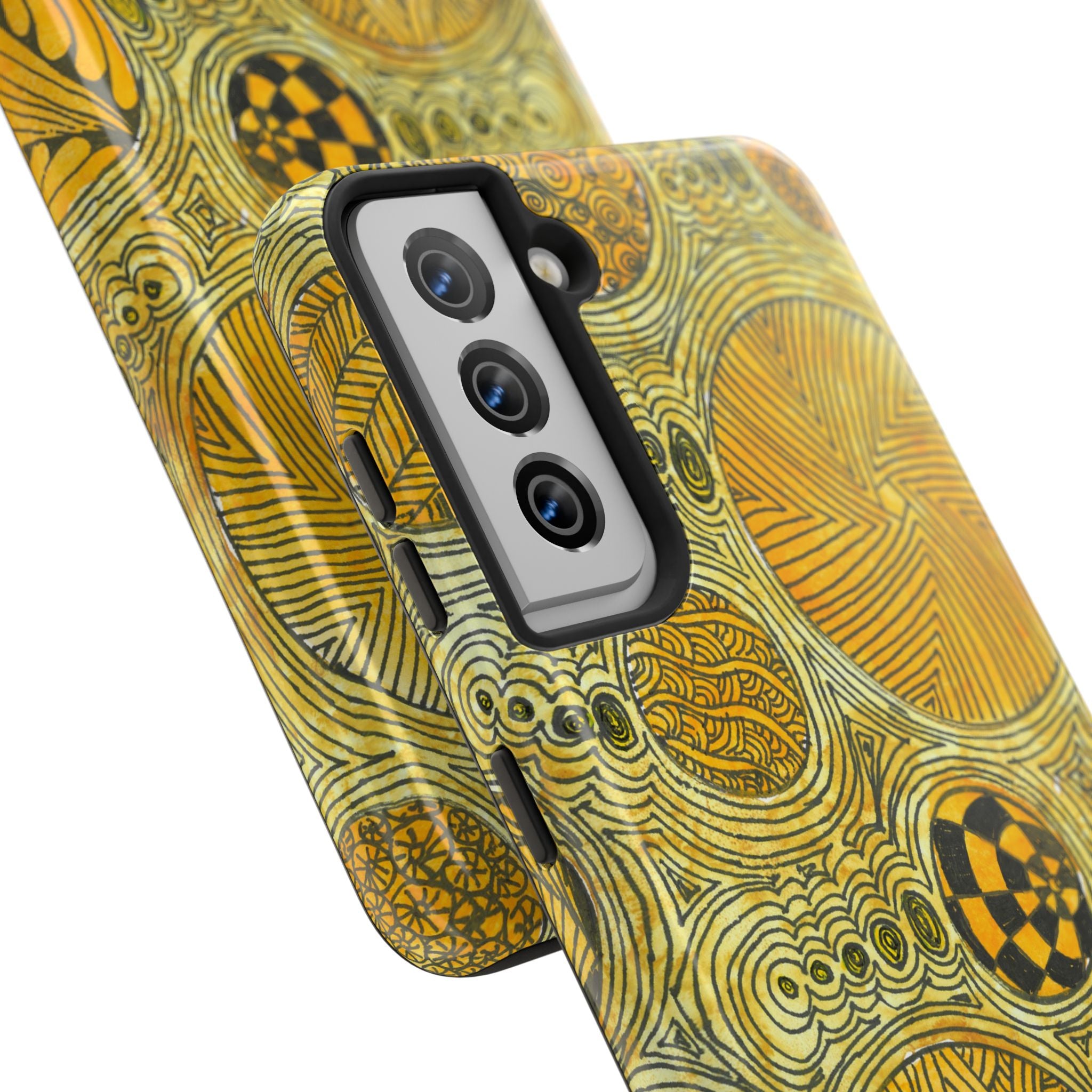 Tough Phone Case - All iPhones and Samsung Galaxys - Exciting Abstract Design #38 The Conversationalist