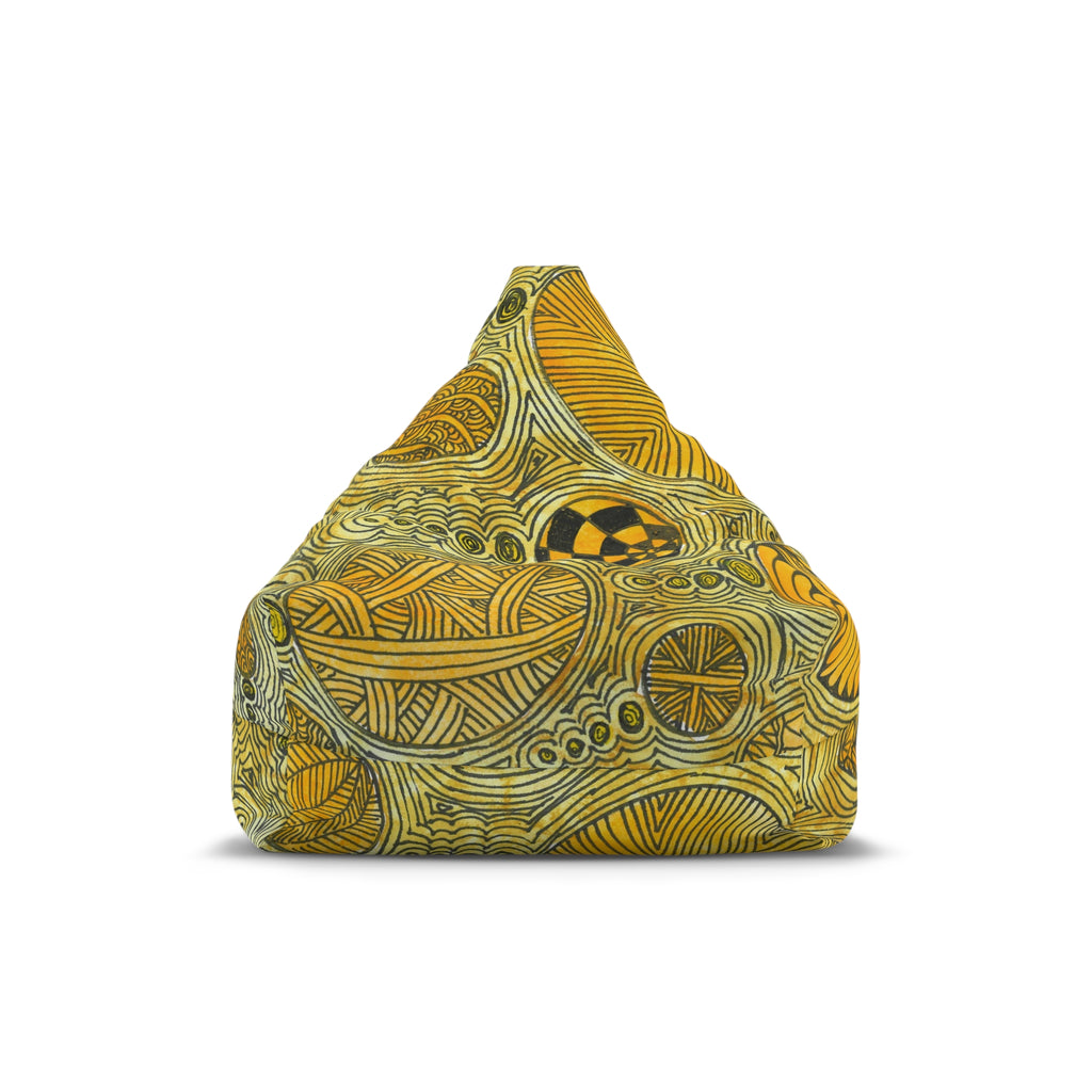 Bean Bag Chair Covers For Indoor & Outdoor - 2 Sizes - Exciting Abstract Design #38 The Conversationalist