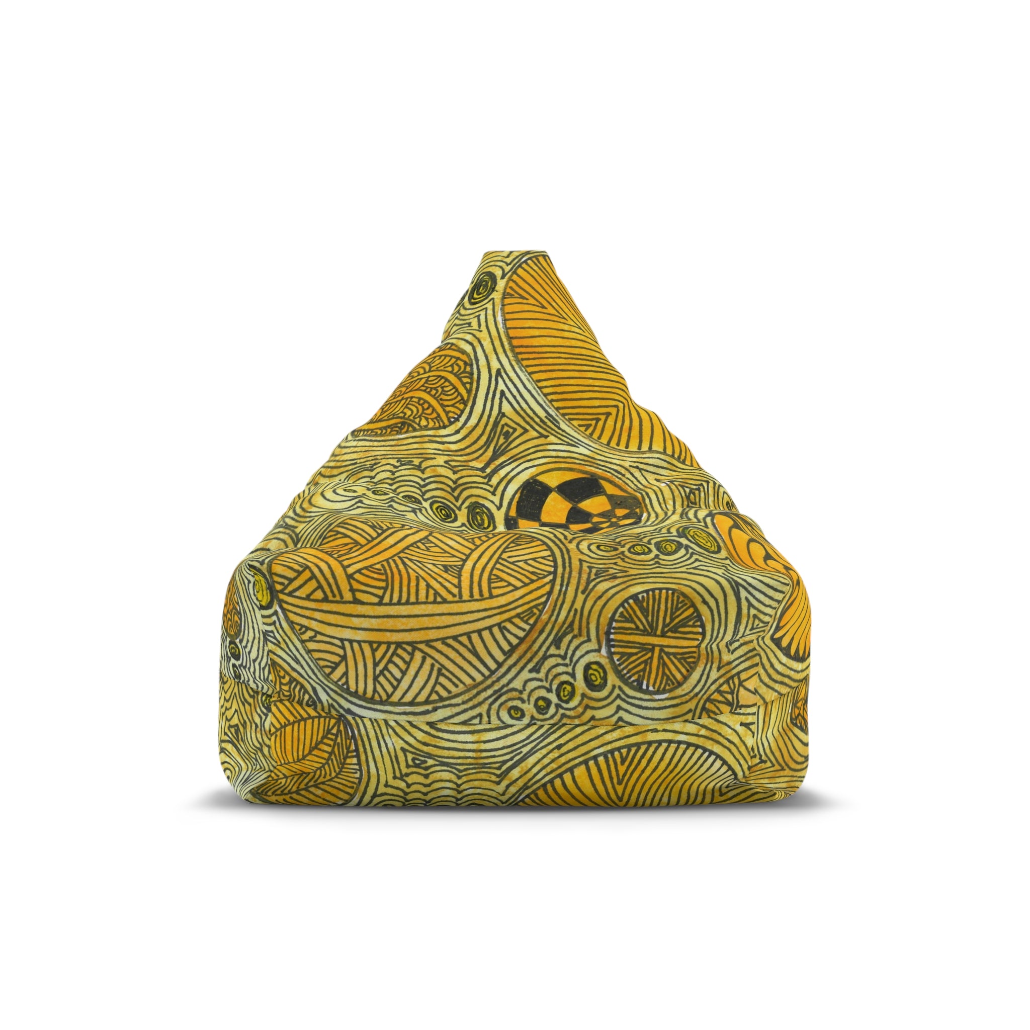 Bean Bag Chair Covers For Indoor & Outdoor - 2 Sizes - Exciting Abstract Design #38 The Conversationalist