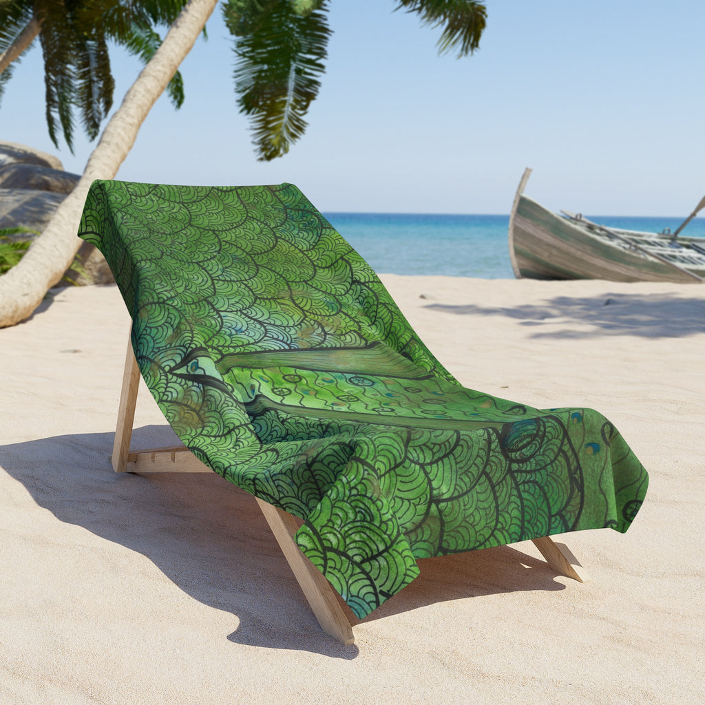 Colourful Abstract Beach Towels, Cotton Loop backing for Durability, 2 Sizes.  For Family and friends or a Special Gift #69 New Horizons