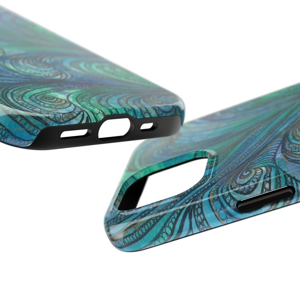 Tough Phone Case - All iPhones and Samsung Galaxys - Exciting Abstract Design #71 Call Of The Sea