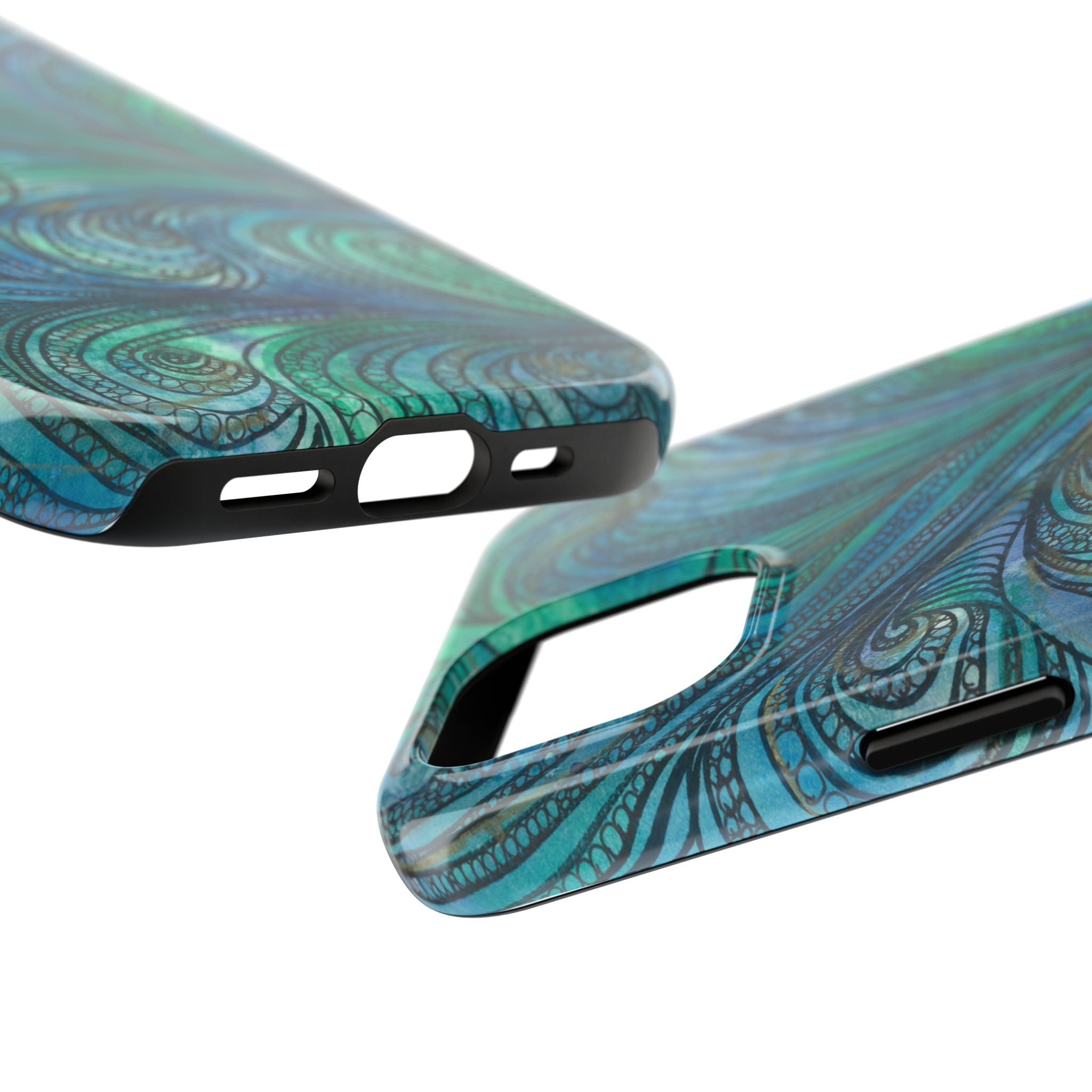 Tough Phone Case - All iPhones and Samsung Galaxys - Exciting Abstract Design #71 Call Of The Sea