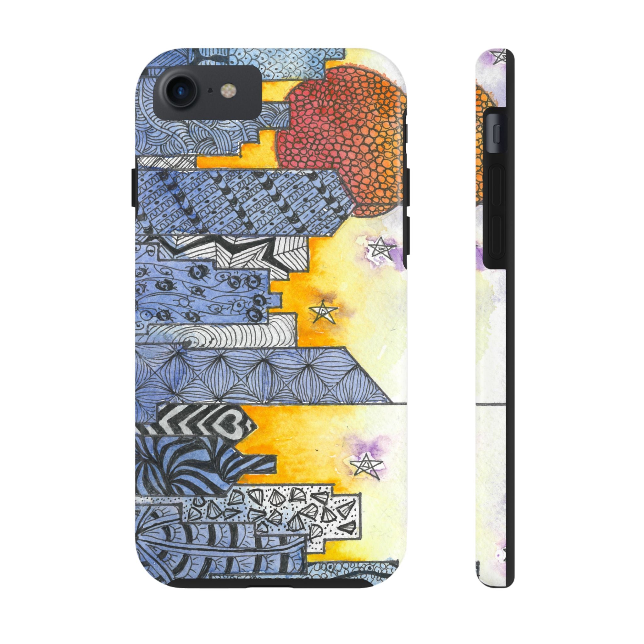 Tough Phone Case - All iPhones and Samsung Galaxys - Exciting Abstract Design #5 In The Shadows