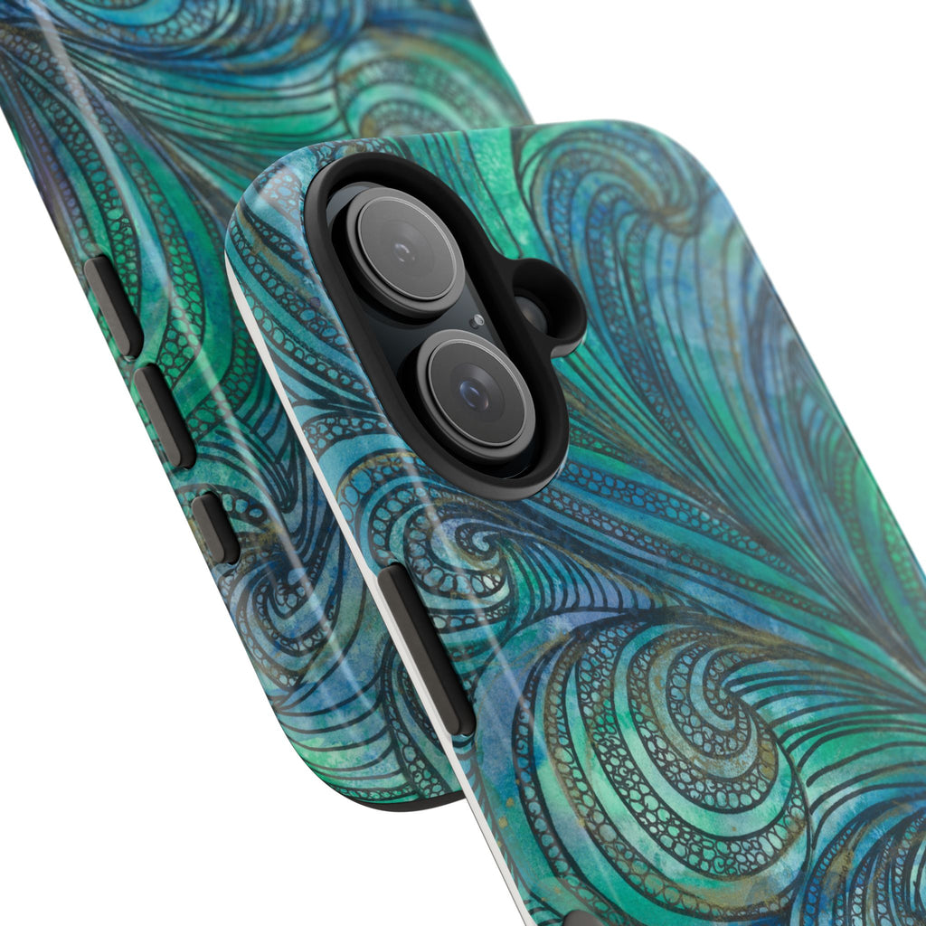 Tough Phone Case - All iPhones and Samsung Galaxys - Exciting Abstract Design #71 Call Of The Sea