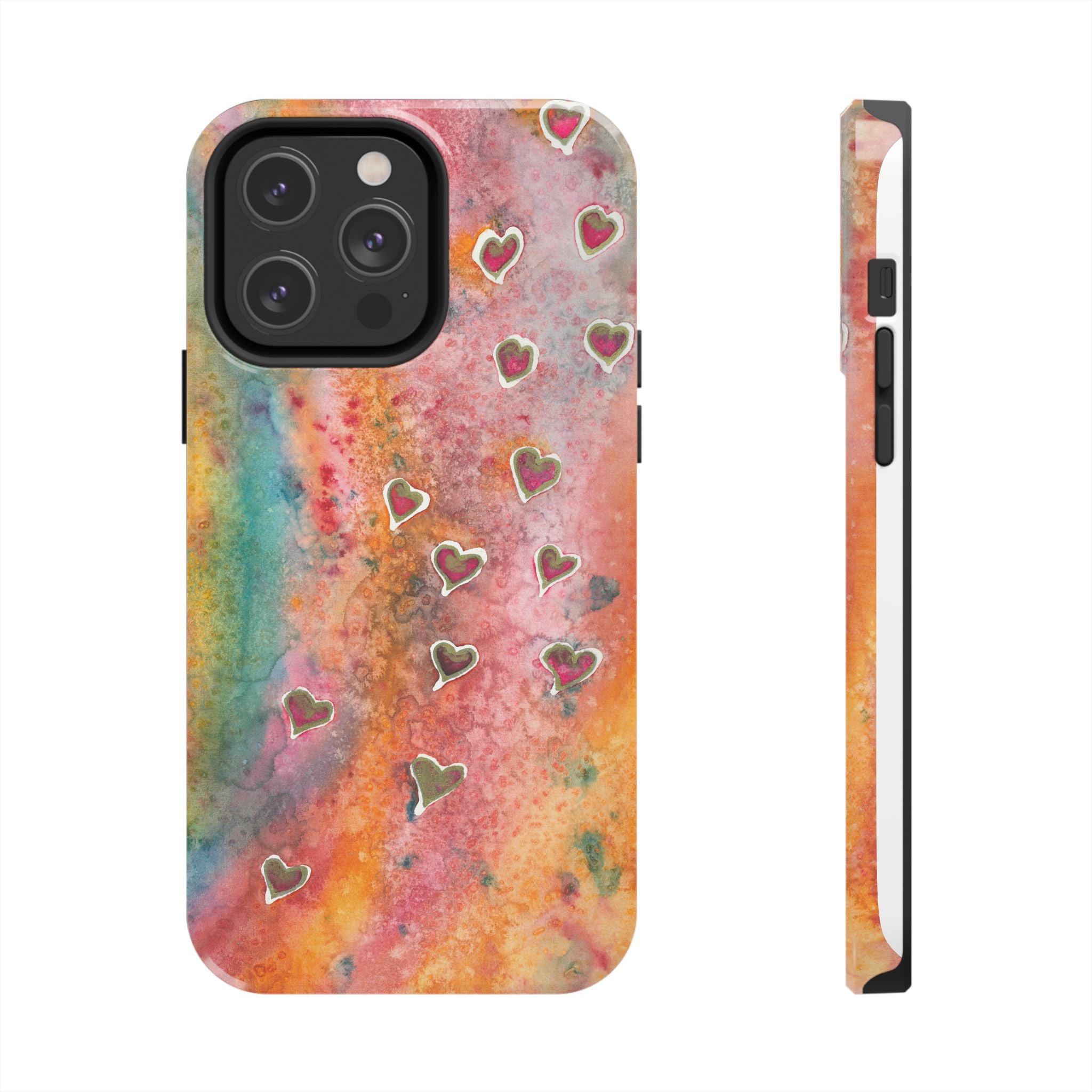 Tough Phone Case - All iPhones and Samsung Galaxys - Exciting Abstract Design #96 Love, Friendship, integrity