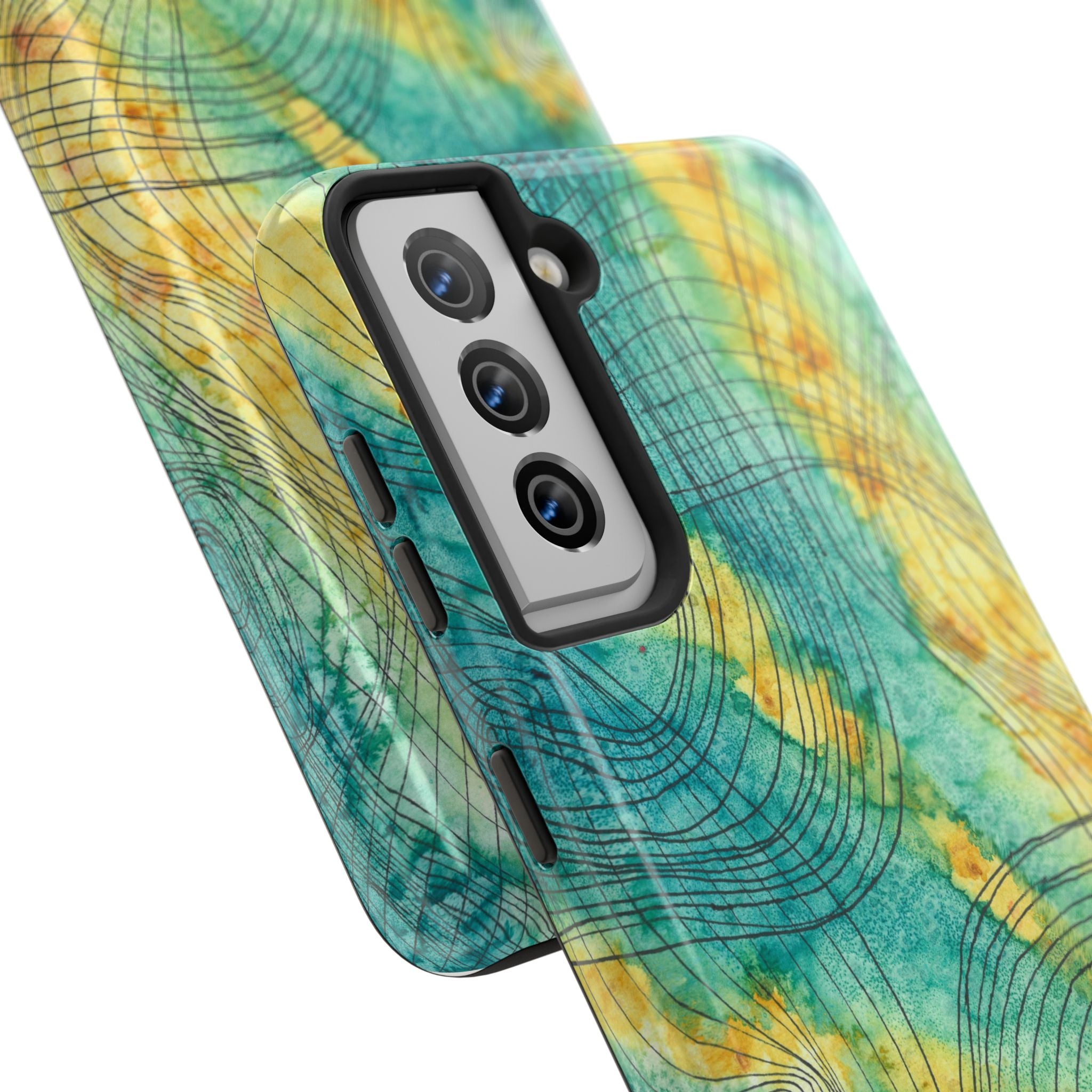Tough Phone Case - All iPhones and Samsung Galaxys - Exciting Abstract Design #81 The Only Way Is Up