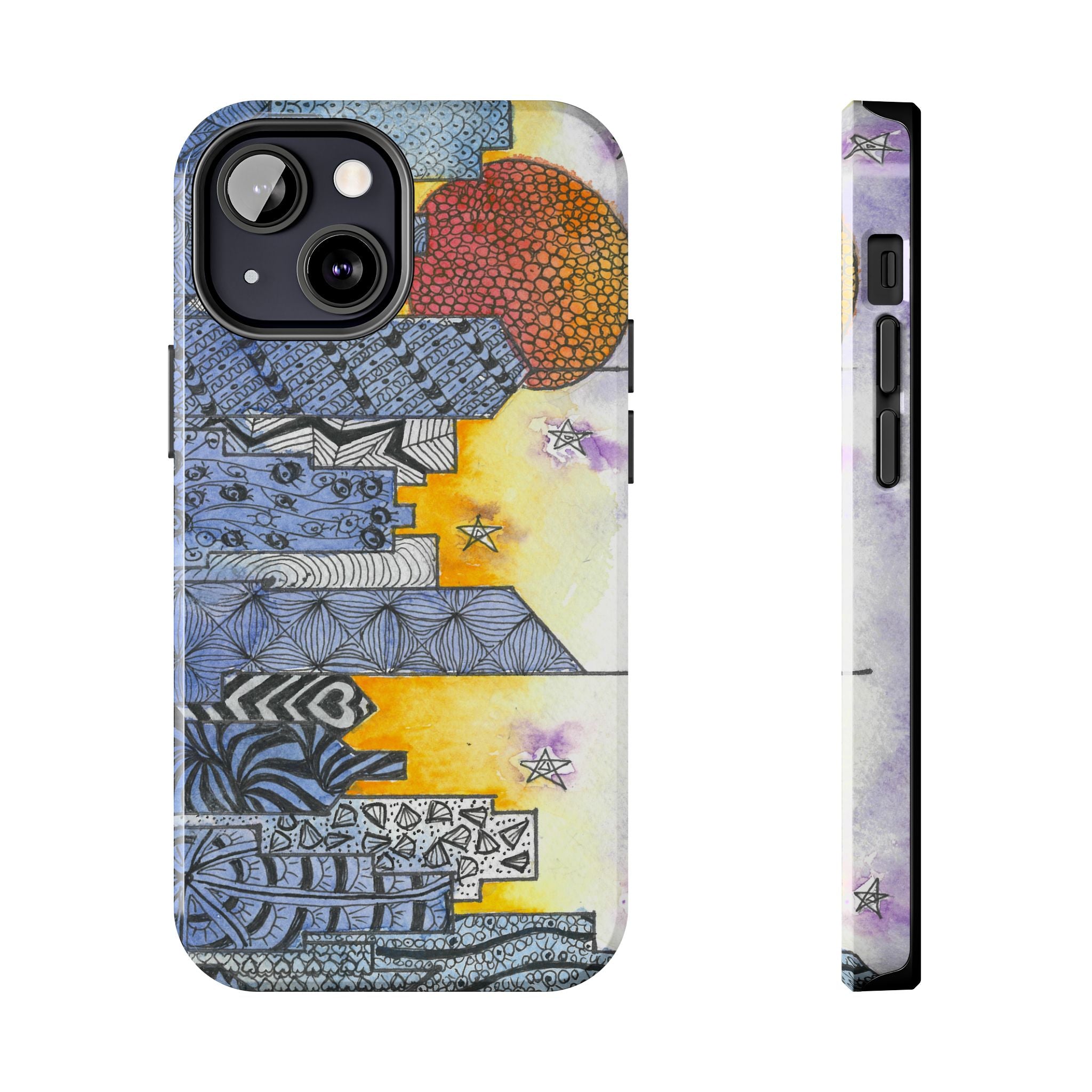 Tough Phone Case - All iPhones and Samsung Galaxys - Exciting Abstract Design #5 In The Shadows