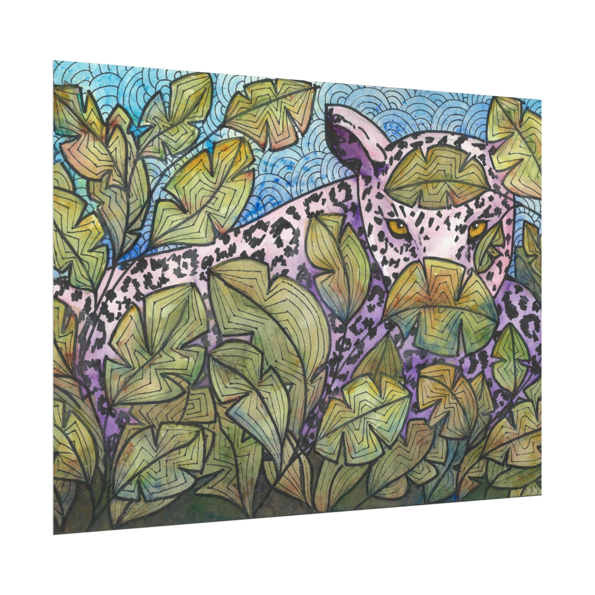 Large Colourful Wall Art, Posters & Prints, For Office, Bedroom or Living Room, or Special Gift #76 Purrfect Blend