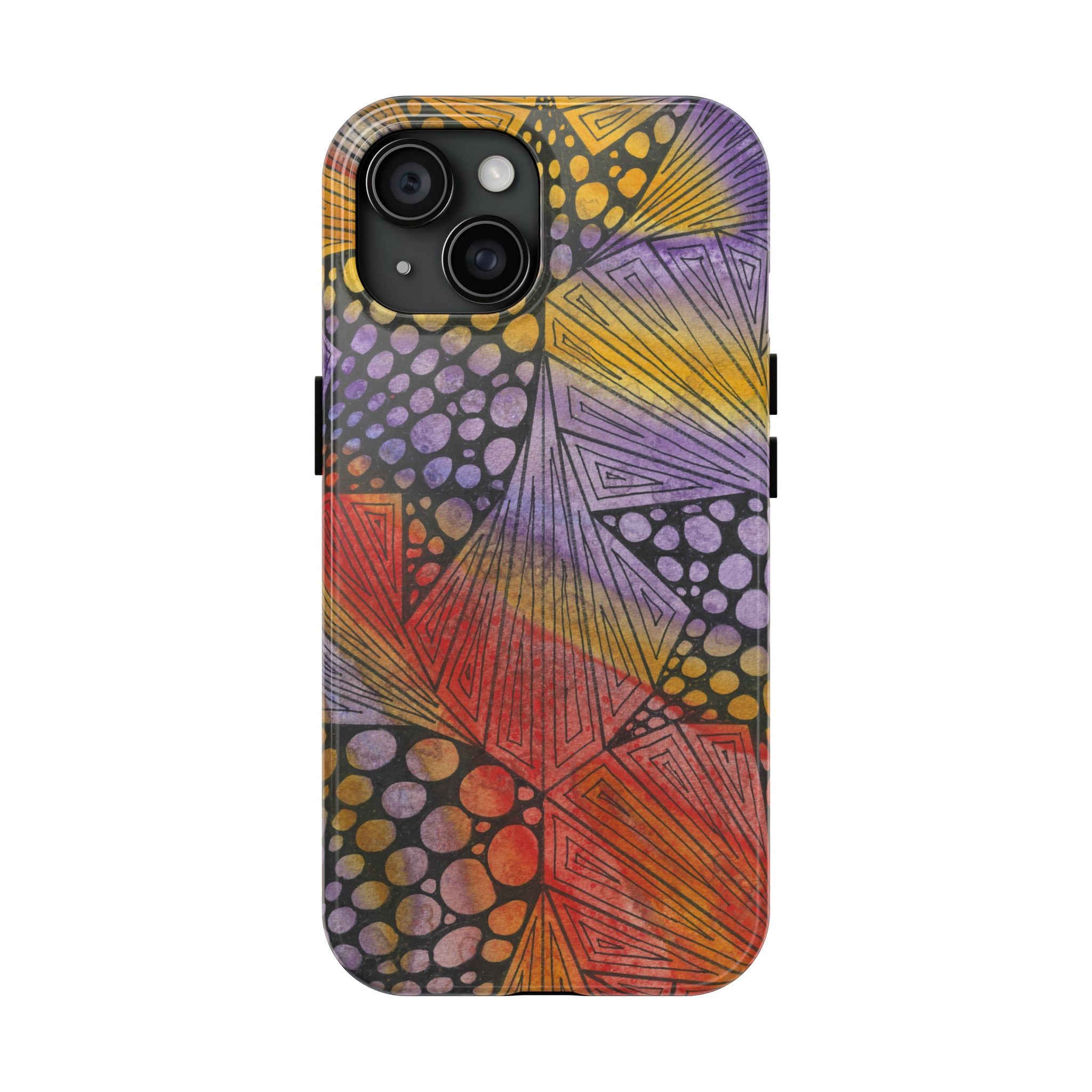 Tough Phone Case - All iPhones and Samsung Galaxys - Exciting Abstract Design #82 Fighting Delusions