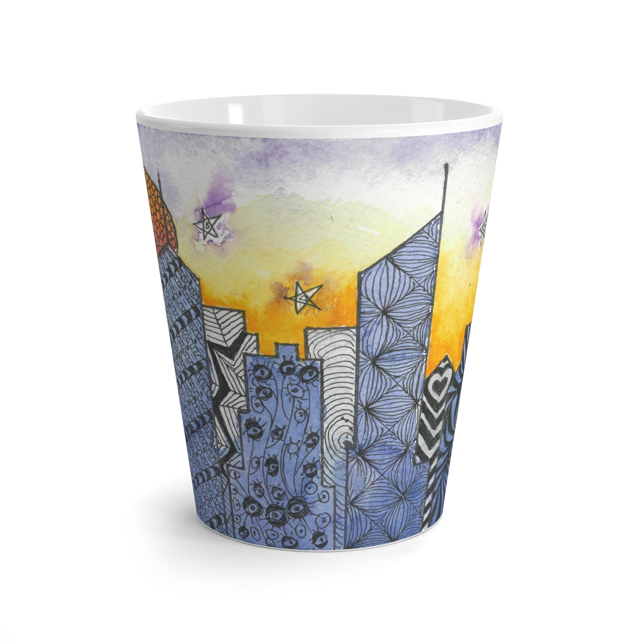 Coffee Mugs and Cups. Colourful Abstract Designs. Perfect for Home, Office or Special Gift #5 In The Shadows