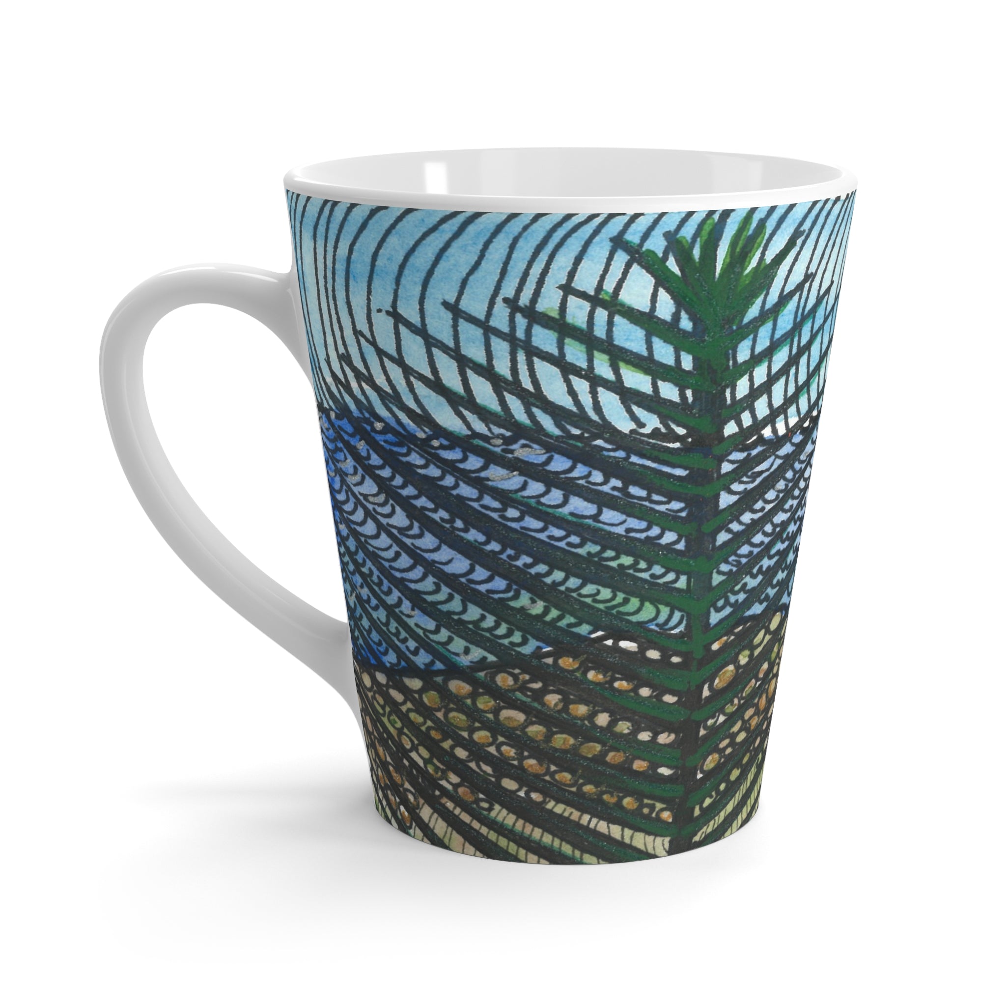 Coffee Mugs and Cups. Colourful Abstract Designs. Perfect for Home, Office or Special Gift #47 Cottesloe