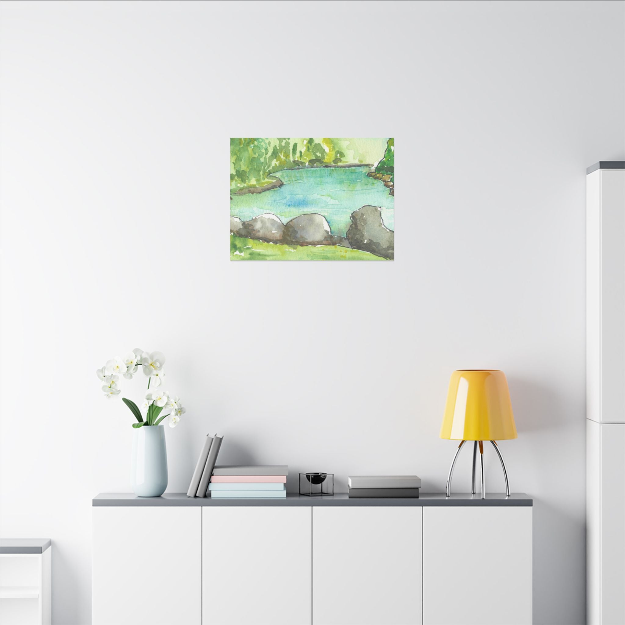Large Colourful Wall Art, Canvas Prints, For Office, Bedroom or Living Room, or Special Gift #88 Tara River - Montenegro