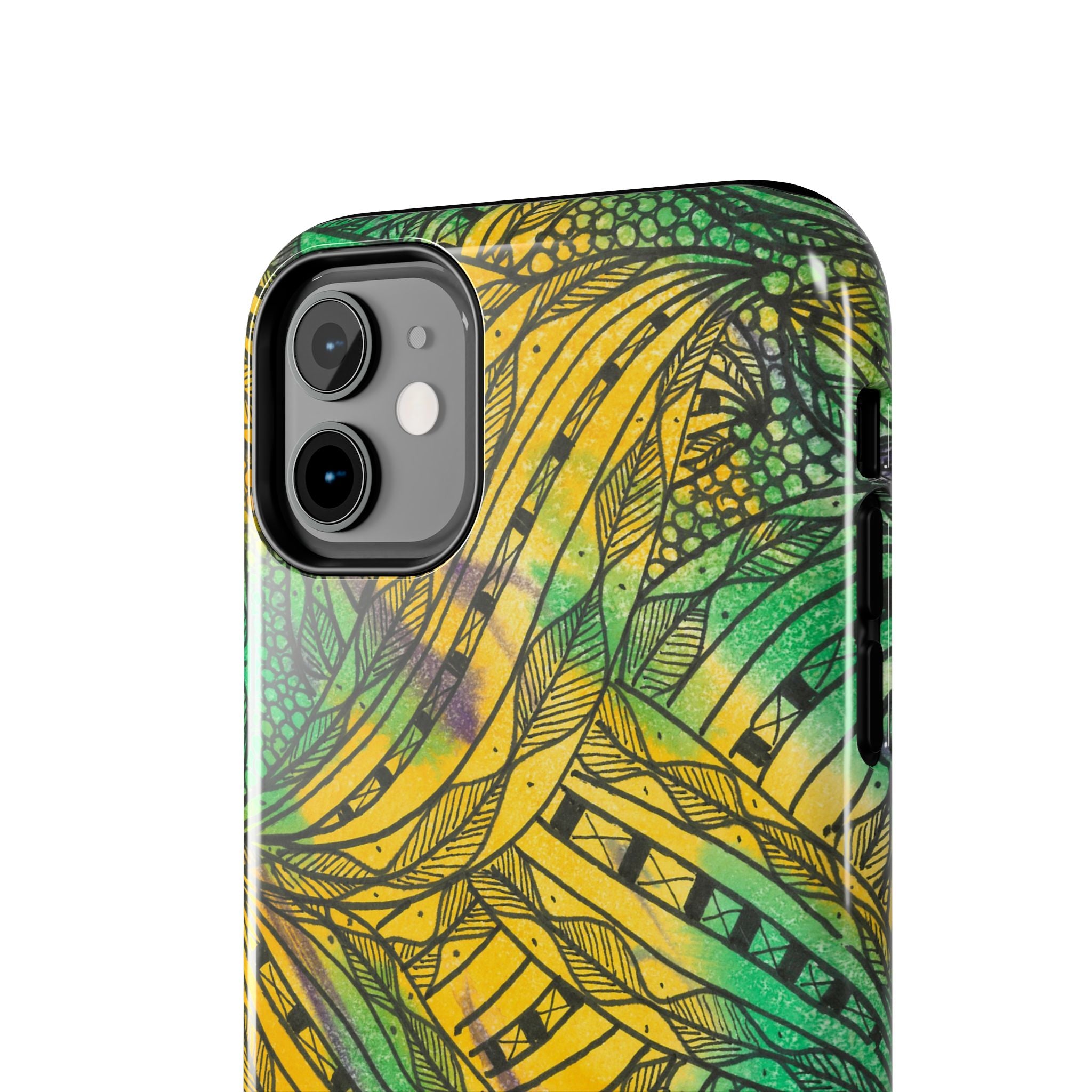 Tough Phone Case - All iPhones and Samsung Galaxys - Exciting Abstract Design #37 Shubbery!