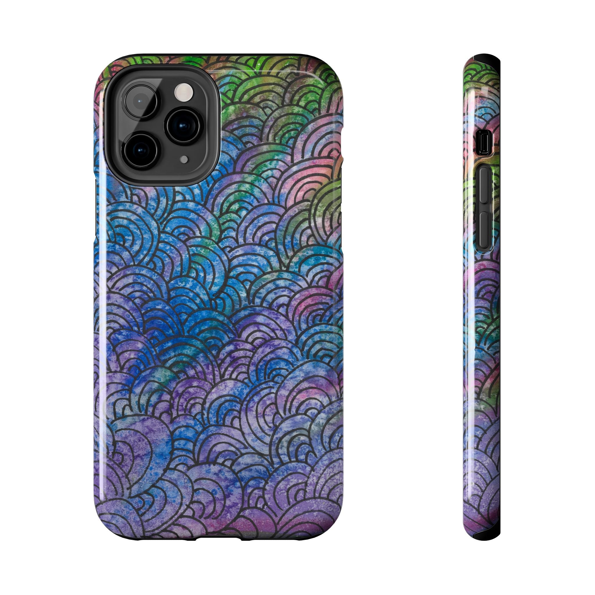 Tough Phone Case - All iPhones and Samsung Galaxys - Exciting Abstract Design #84 Ah! The Past