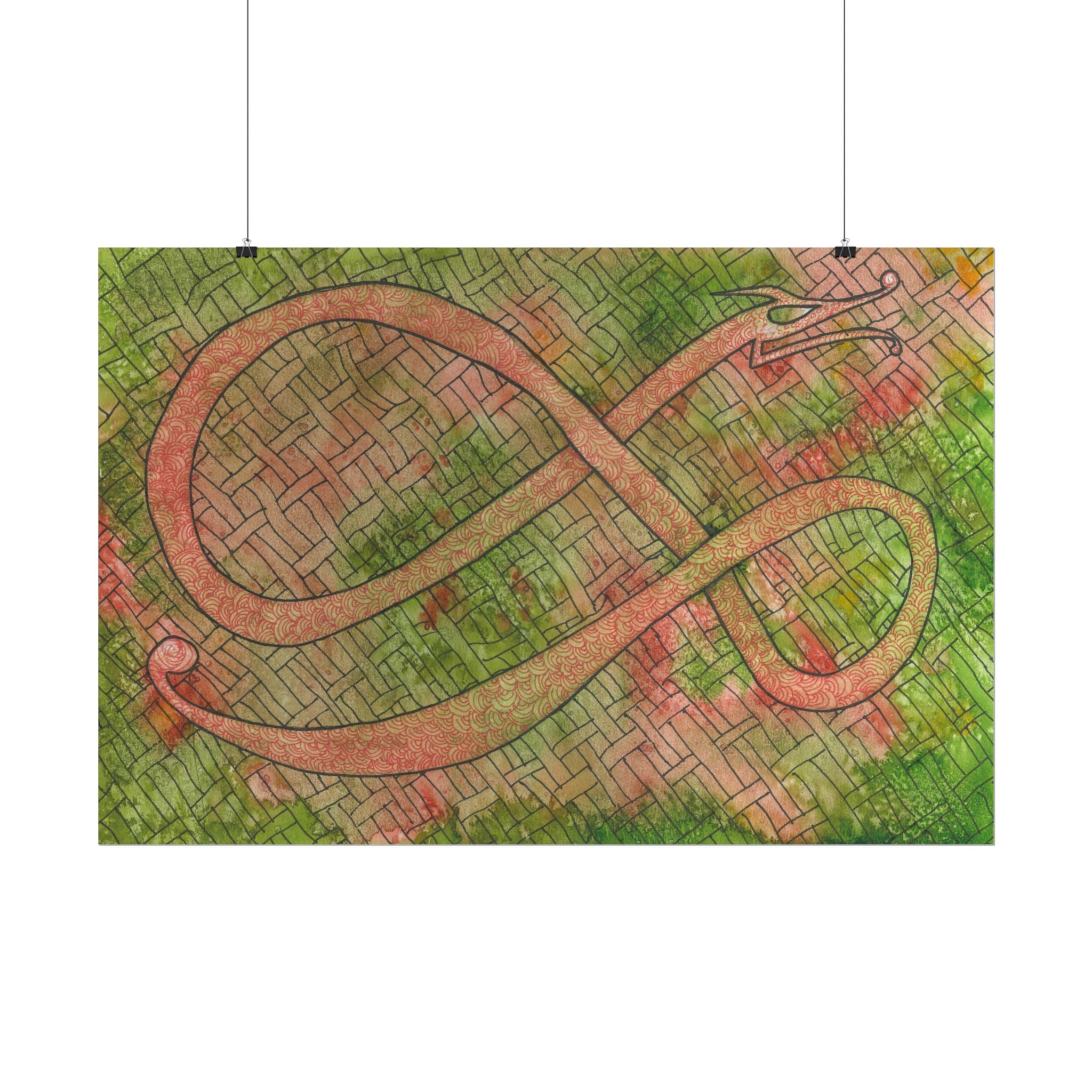 Large Colourful Wall Art, Posters & Prints, For Office, Bedroom or Living Room, or Special Gift #57 Celtic Flavours