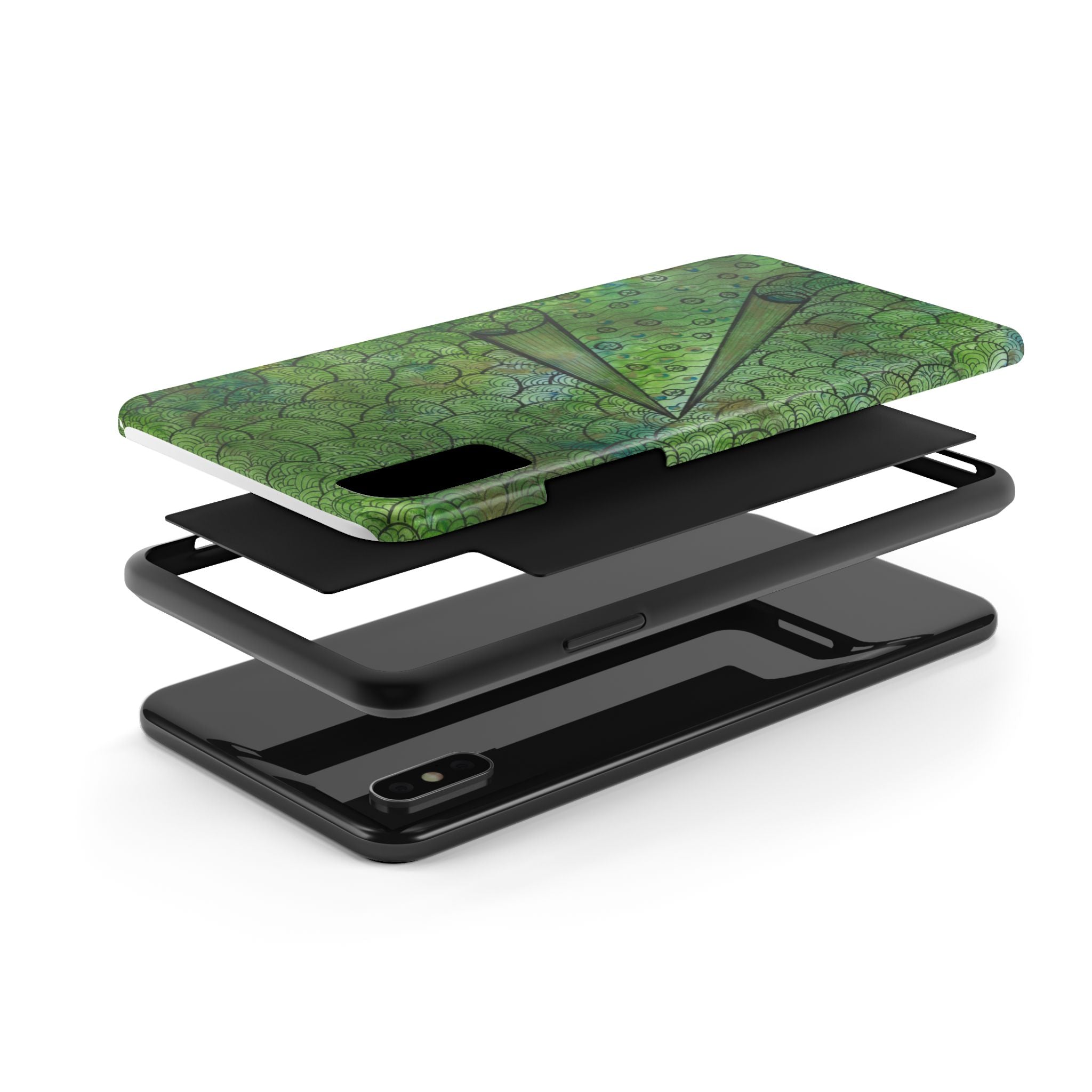 Tough Phone Case - All iPhones and Samsung Galaxys - Exciting Abstract Design #69 New Horizons
