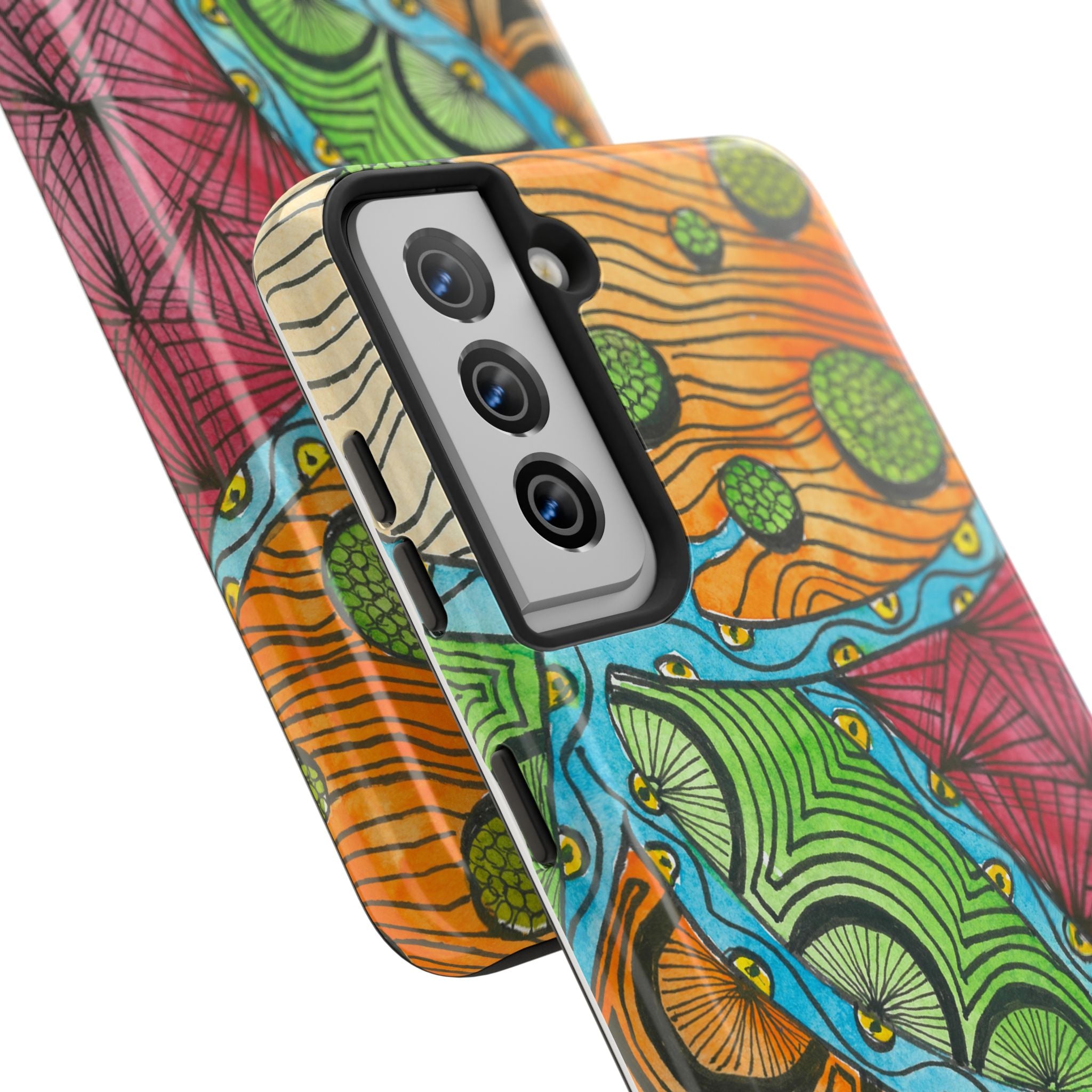 Tough Phone Case - All iPhones and Samsung Galaxys - Exciting Abstract Design #11 Today's The Day