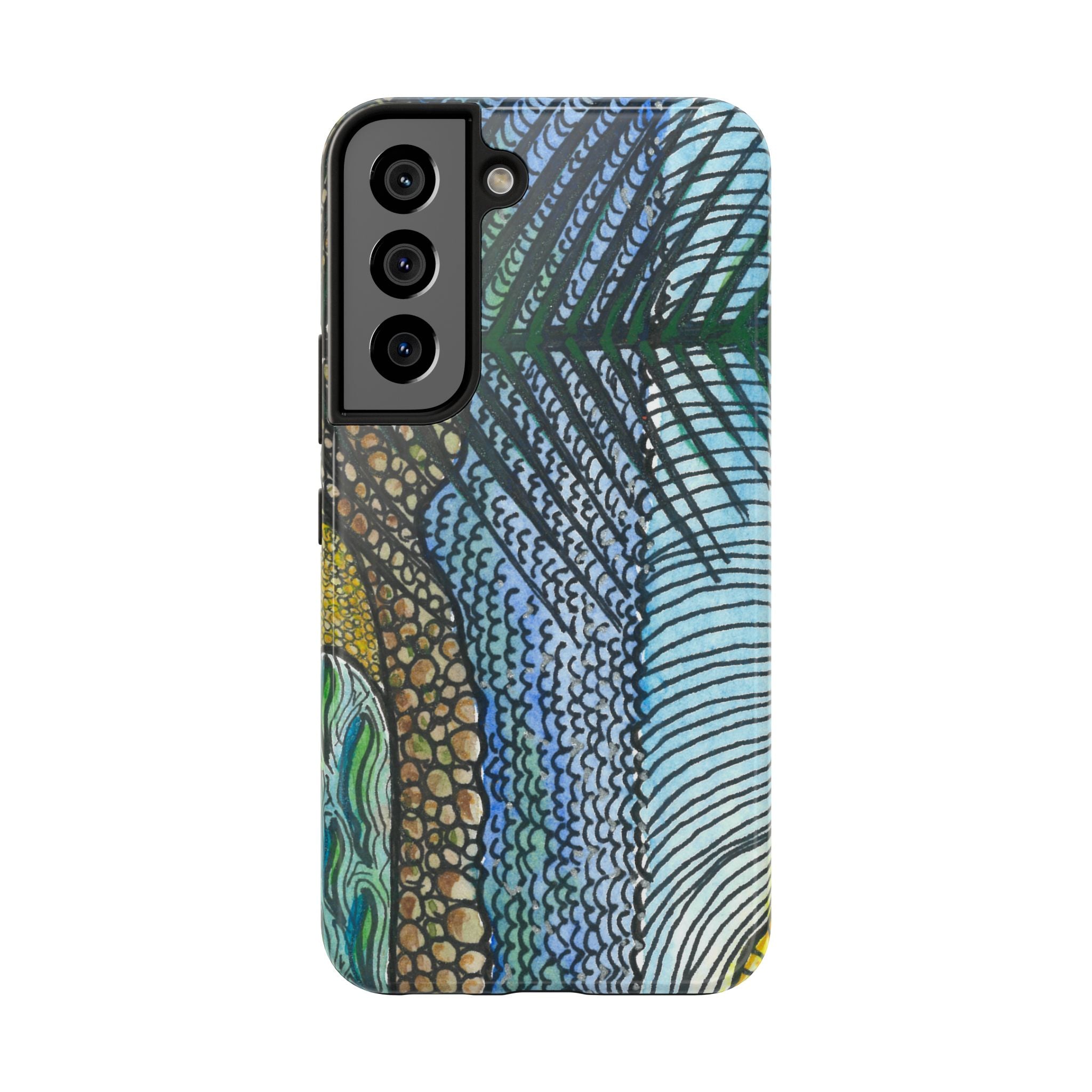 Tough Phone Case - All iPhones and Samsung Galaxys - Exciting Abstract Design #47 Cottesloe