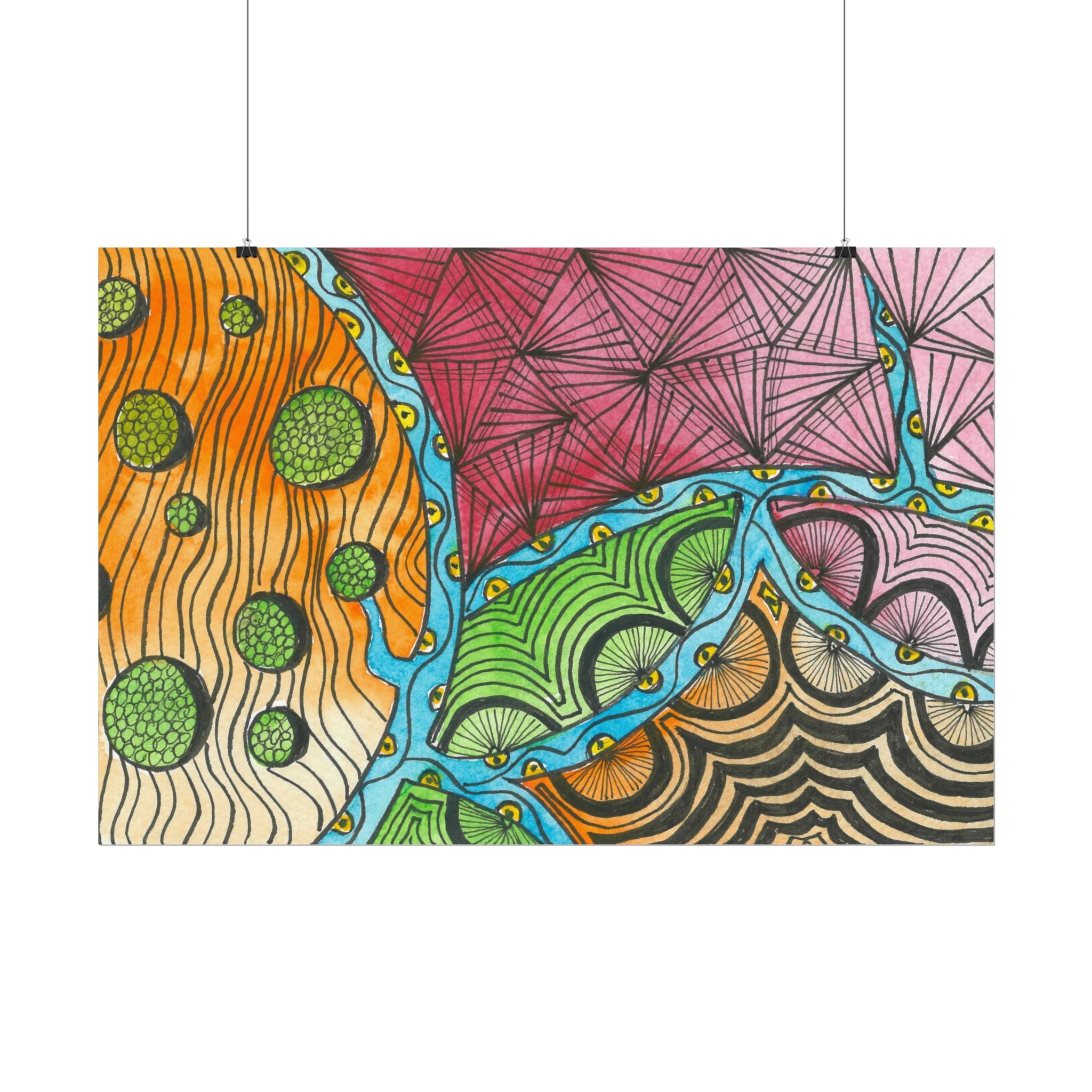 Large Colourful Wall Art, Posters & Prints, For Office, Bedroom or Living Room, or Special Gift #11 Today's The Day
