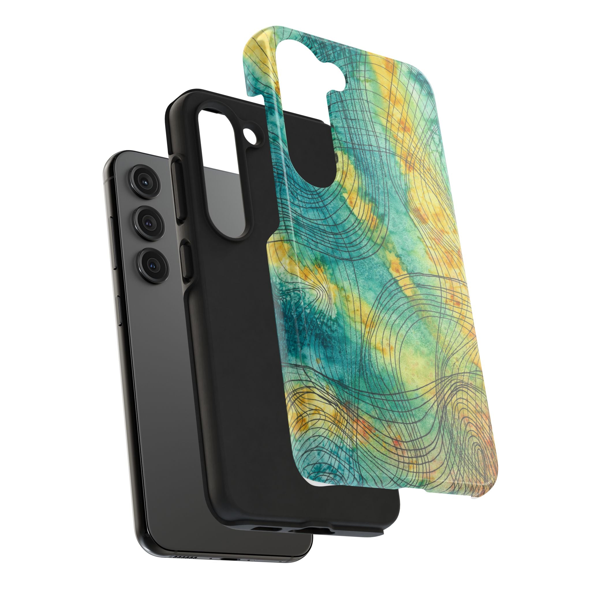Tough Phone Case - All iPhones and Samsung Galaxys - Exciting Abstract Design #81 The Only Way Is Up