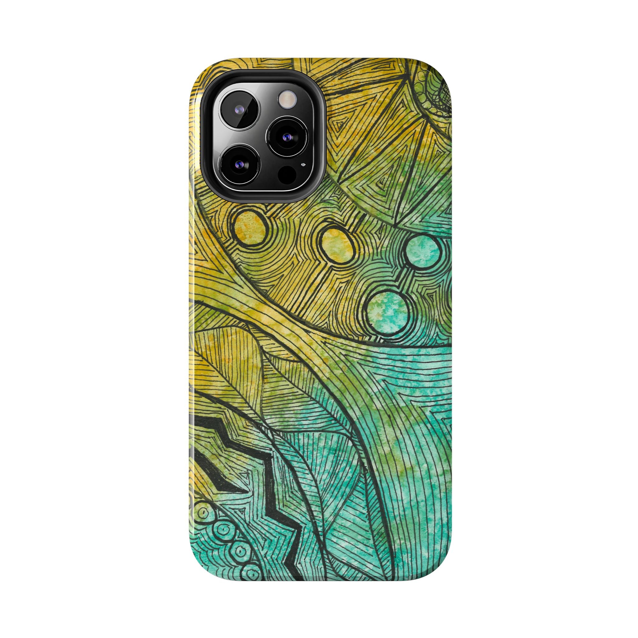 Tough Phone Case - All iPhones and Samsung Galaxys - Exciting Abstract Design #27 Come What May