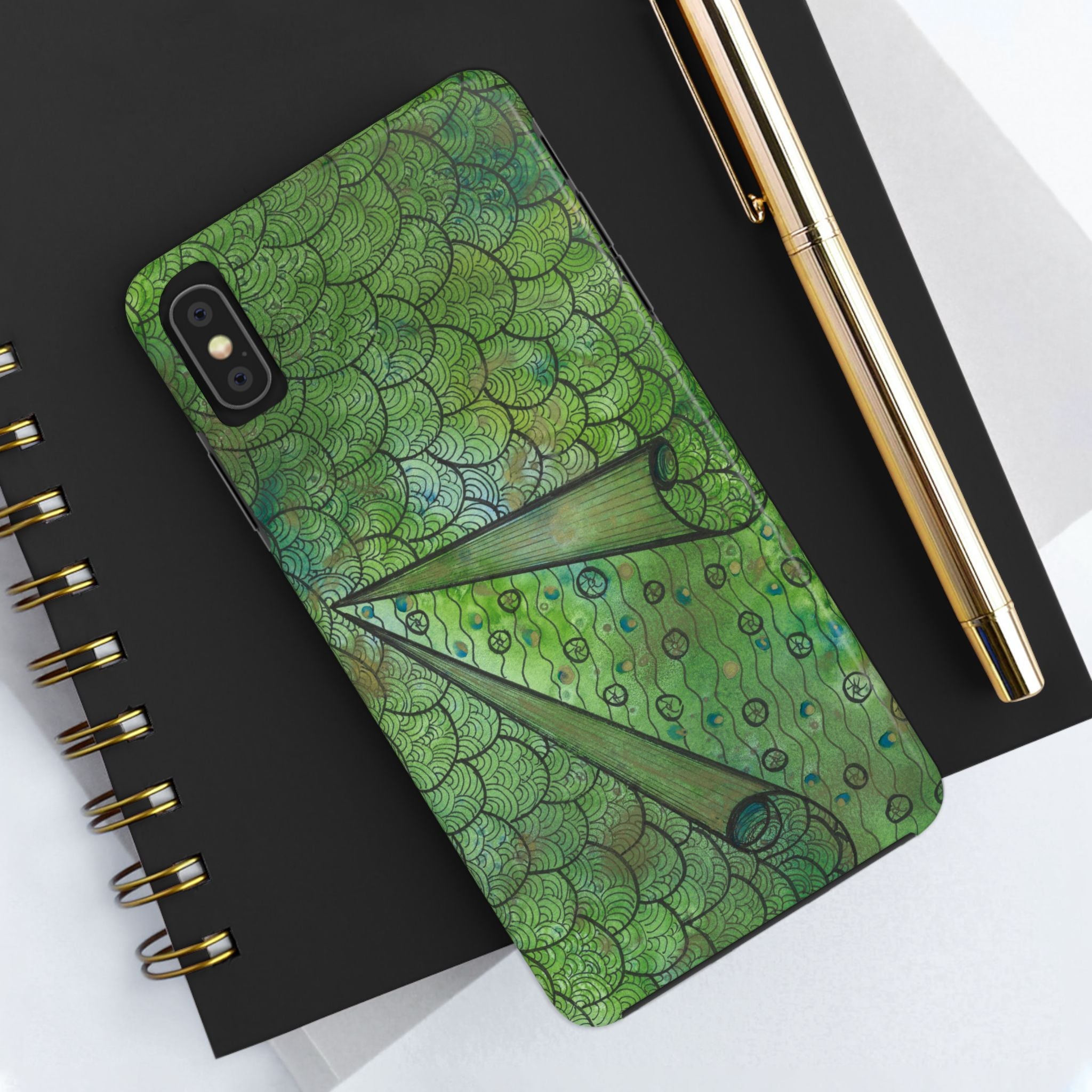 Tough Phone Case - All iPhones and Samsung Galaxys - Exciting Abstract Design #69 New Horizons