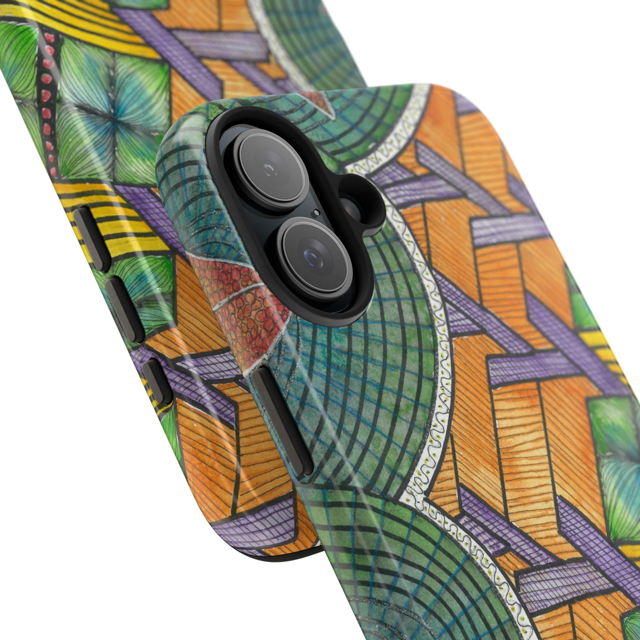 Tough Phone Case - All iPhones and Samsung Galaxys - Exciting Abstract Design #31 T'Eye Land