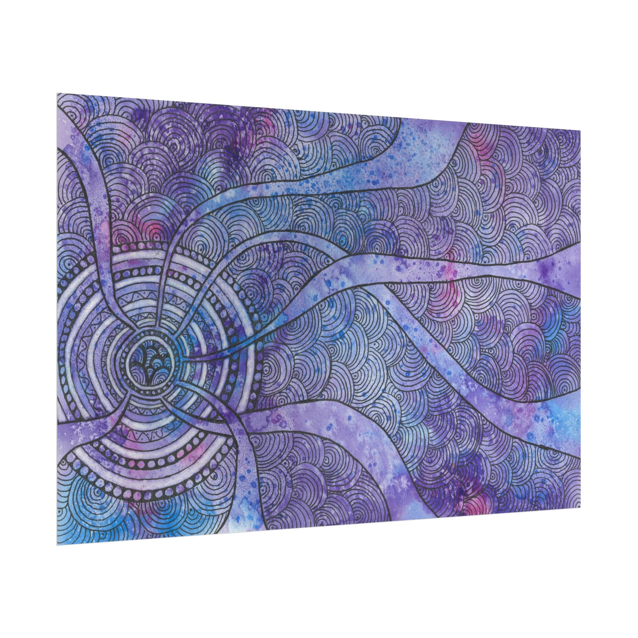 Large Colourful Wall Art, Posters & Prints, For Office, Bedroom or Living Room, or Special Gift  #56 The Way Home
