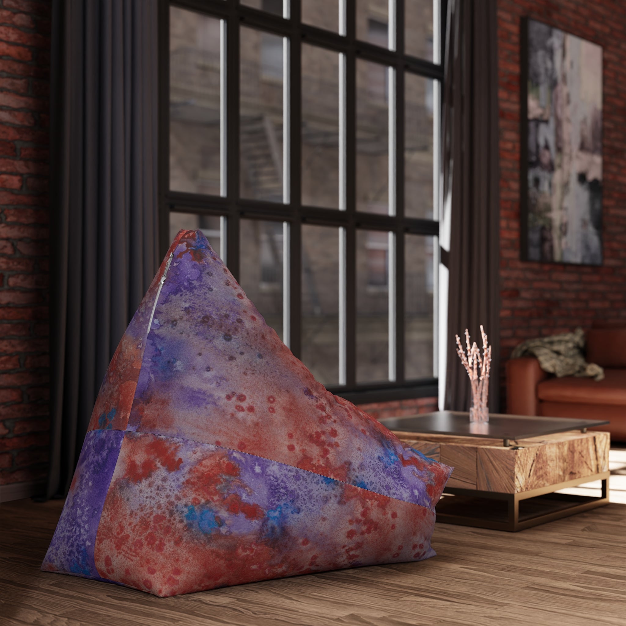 Bean Bag Chair Covers For Indoor & Outdoor - 2 Sizes - Exciting Abstract Design #51 In The Beginning