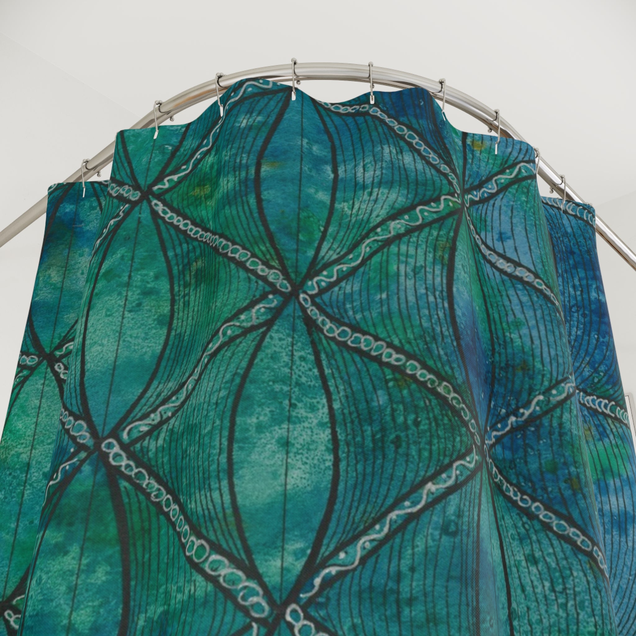 Beautiful Shower Curtains to Refresh Your Bathroom. Colourful Abstract Designs. Perfect For Your Bathroom or Special House-Warming Gift #58 Hows The Serenity
