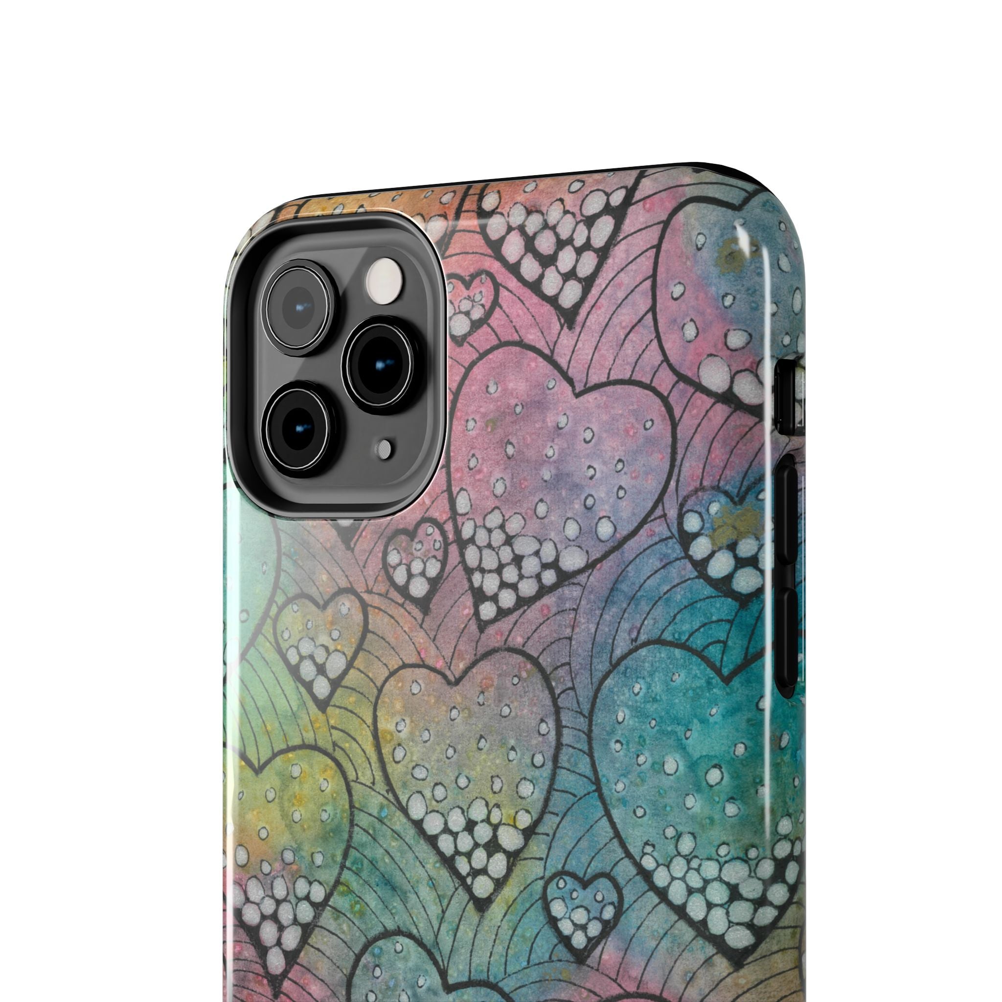 Tough Phone Case - All iPhones and Samsung Galaxys - Exciting Abstract Design #97 What's Love Got To Do With It