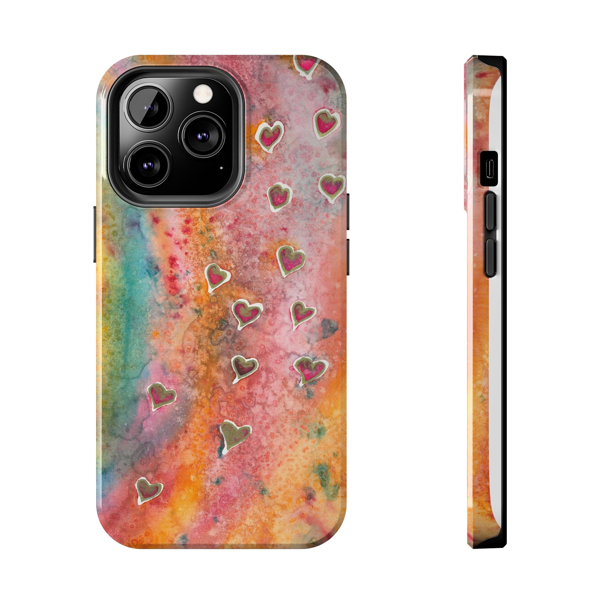 Tough Phone Case - All iPhones and Samsung Galaxys - Exciting Abstract Design #96 Love, Friendship, integrity