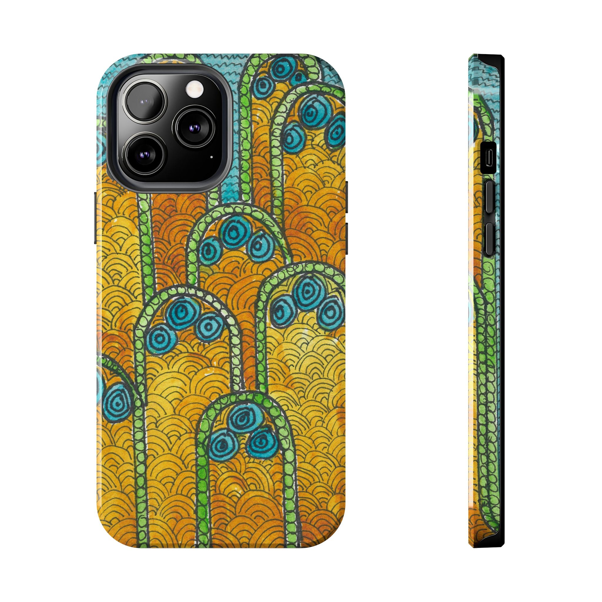 Tough Phone Case - All iPhones and Samsung Galaxys - Exciting Abstract Design #87 Belgrade Impressions - Serbia