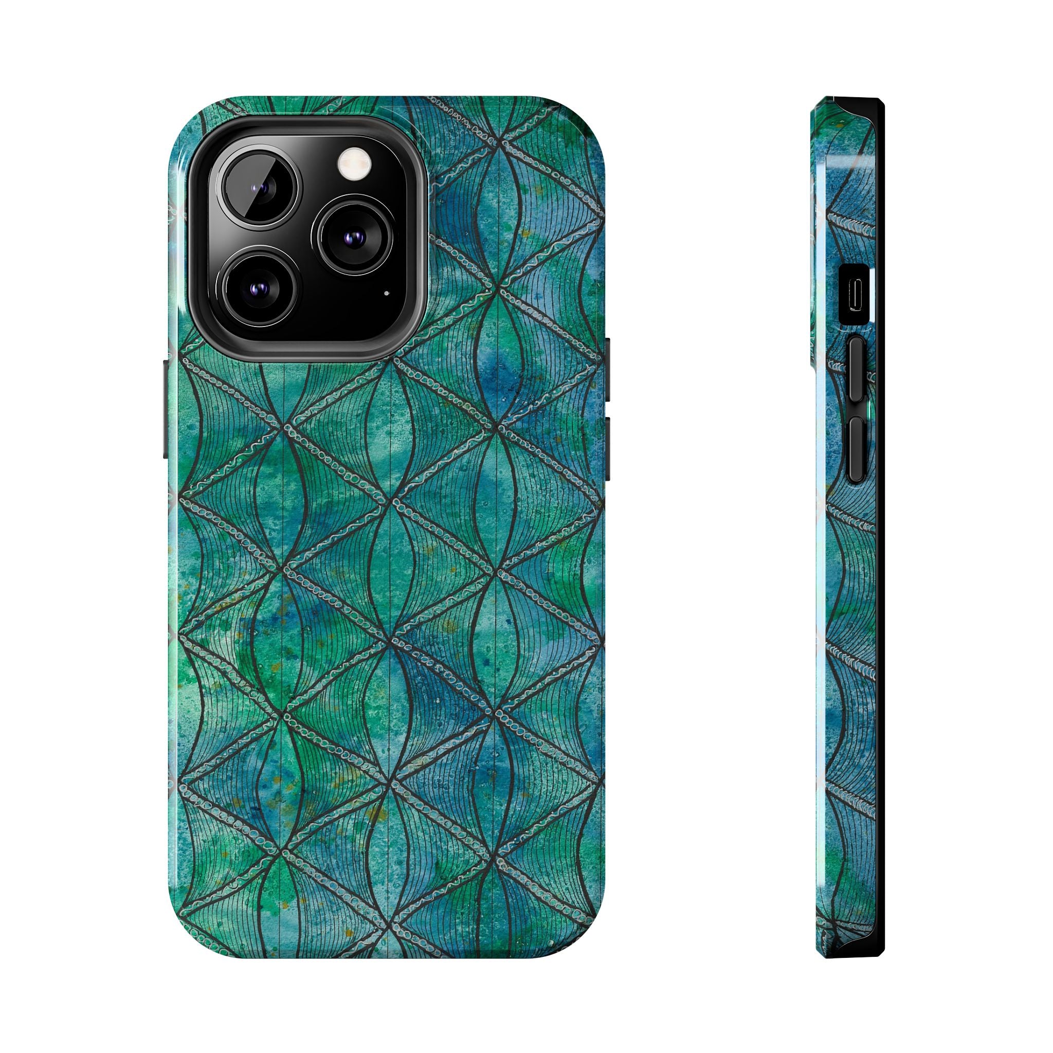 Tough Phone Case - All iPhones and Samsung Galaxys - Exciting Abstract Design #58 How's the Serenity