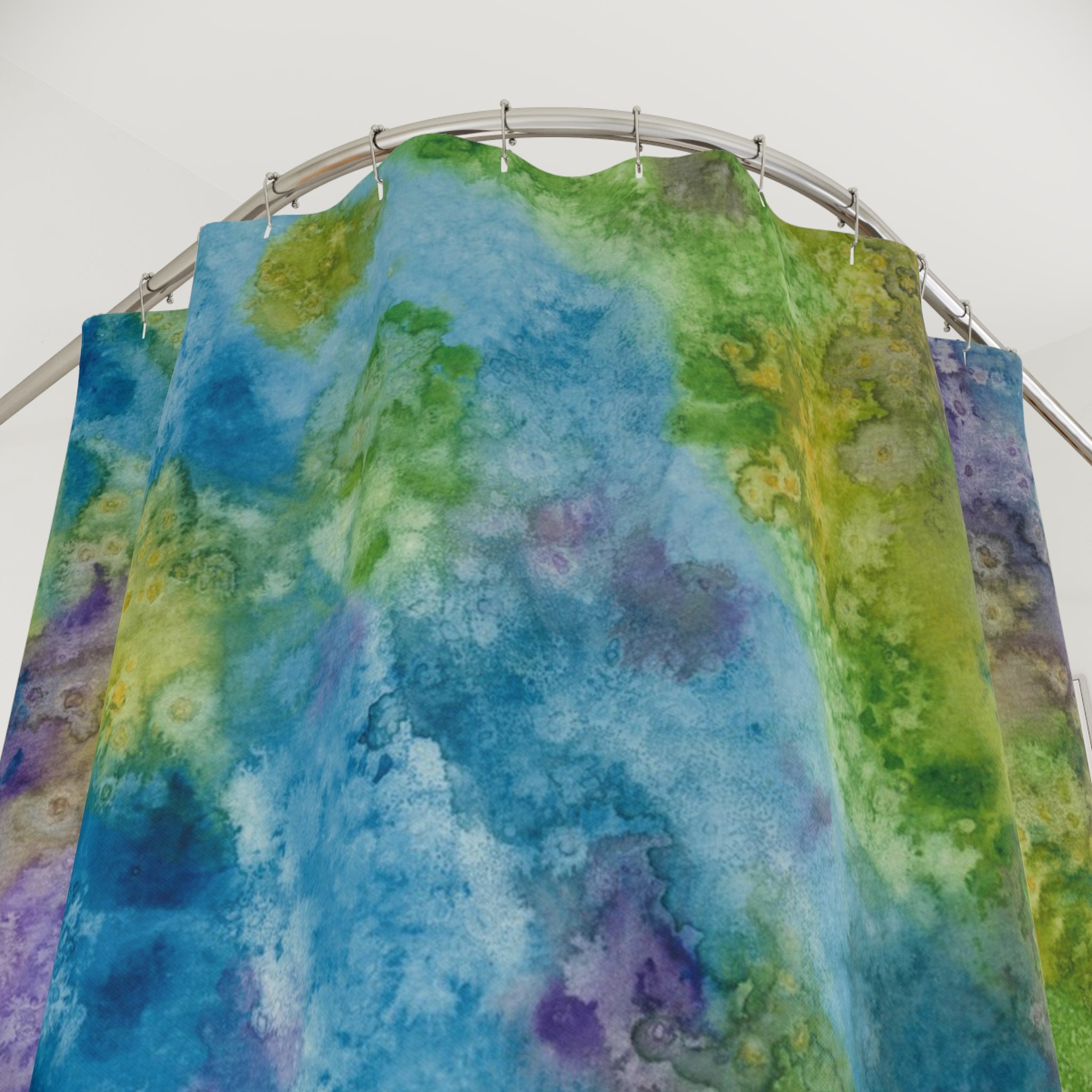 Beautiful Shower Curtains to Refresh Your Bathroom. Colourful Abstract Designs. Perfect For Your Bathroom or Special House-Warming Gift #60 Happy Holidays