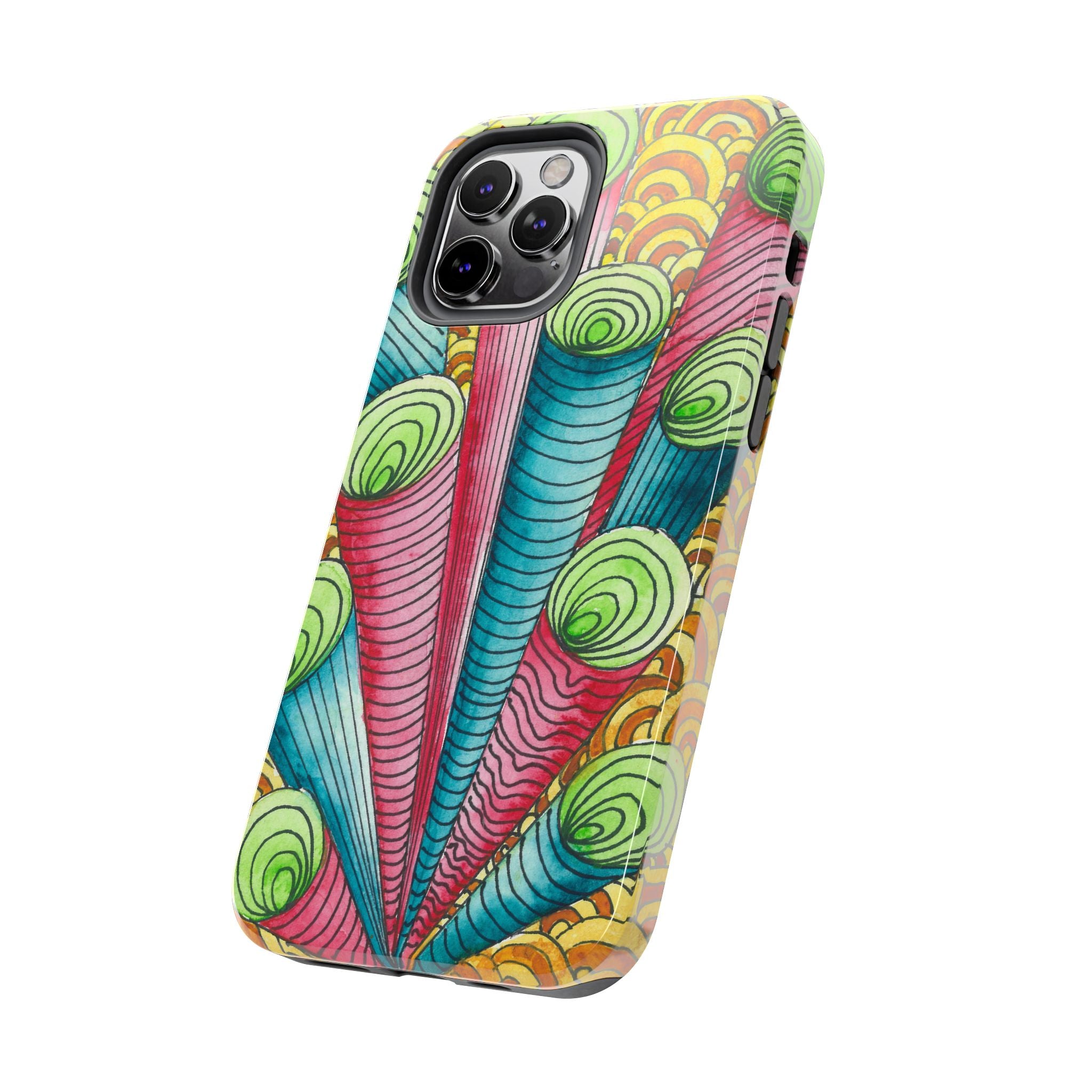 Tough Phone Case - All iPhones and Samsung Galaxys - Exciting Abstract Design #93 On A Mission