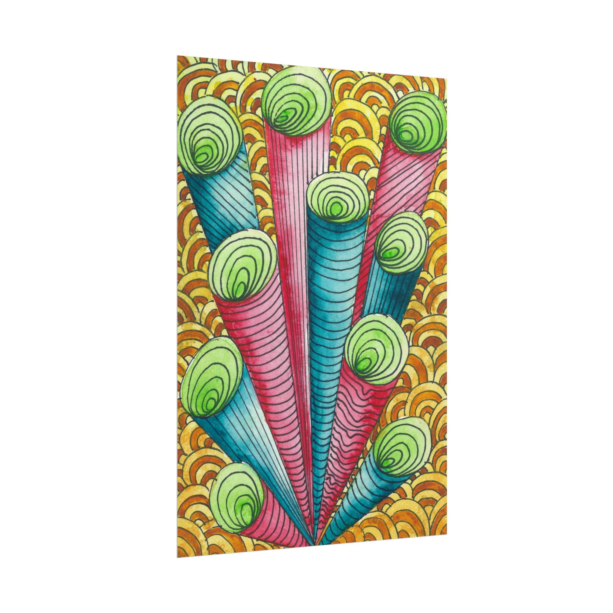 Large Colourful Wall Art, Posters & Prints, For Office, Bedroom or Living Room, or Special Gift #93 On A Mission